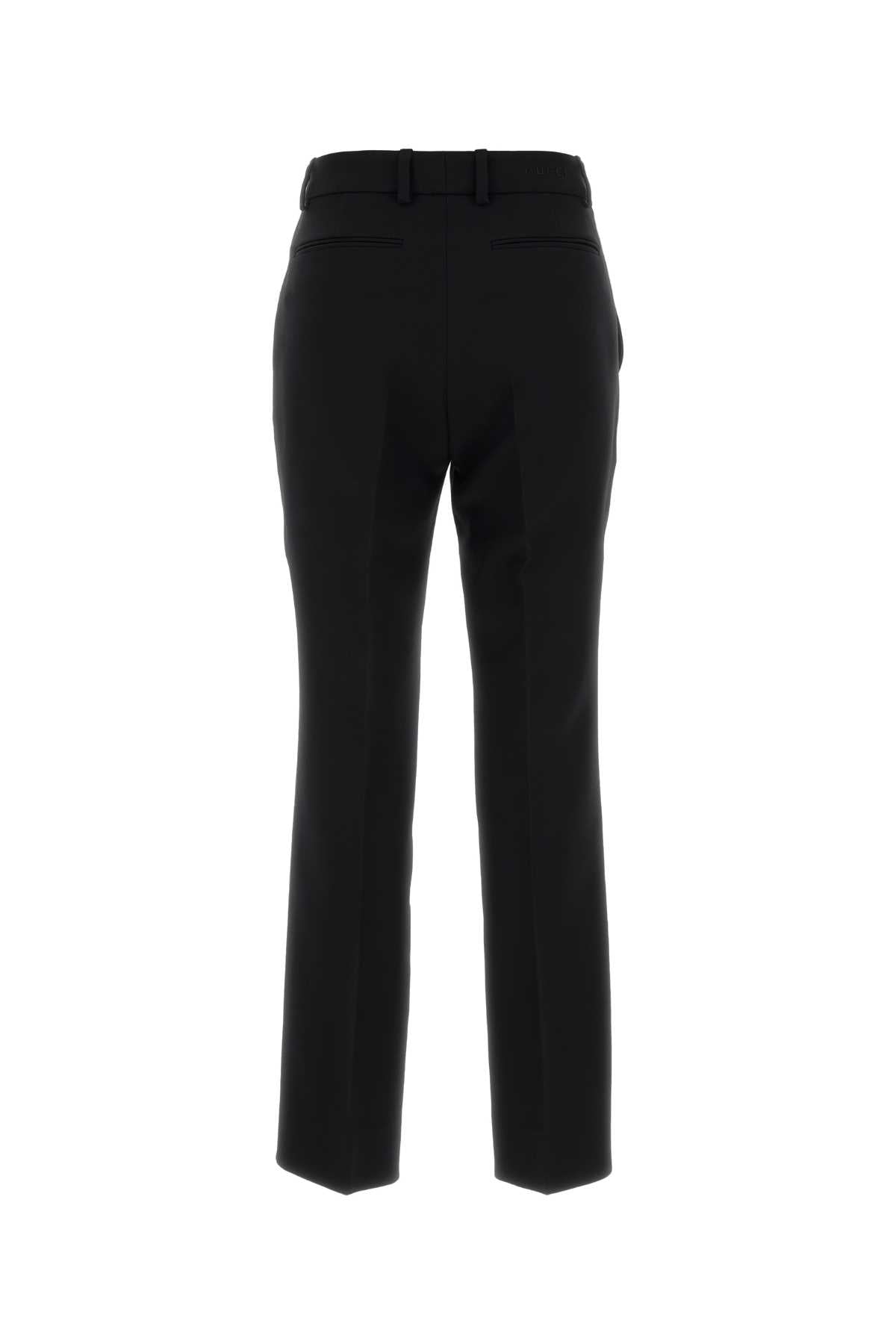 GUCCI PANT CADY CREPE WOOL SILK W/MO For Women T 53% SILK T 47% WOOLmother pearl