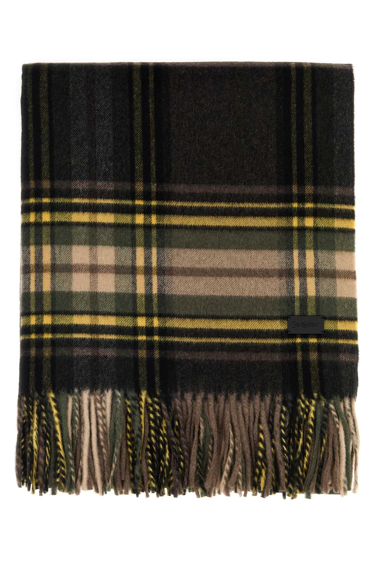 SAINT LAURENT GRAND ETOLE CARREAUX For Women Exterior: 73% Cashmere 27% Wool