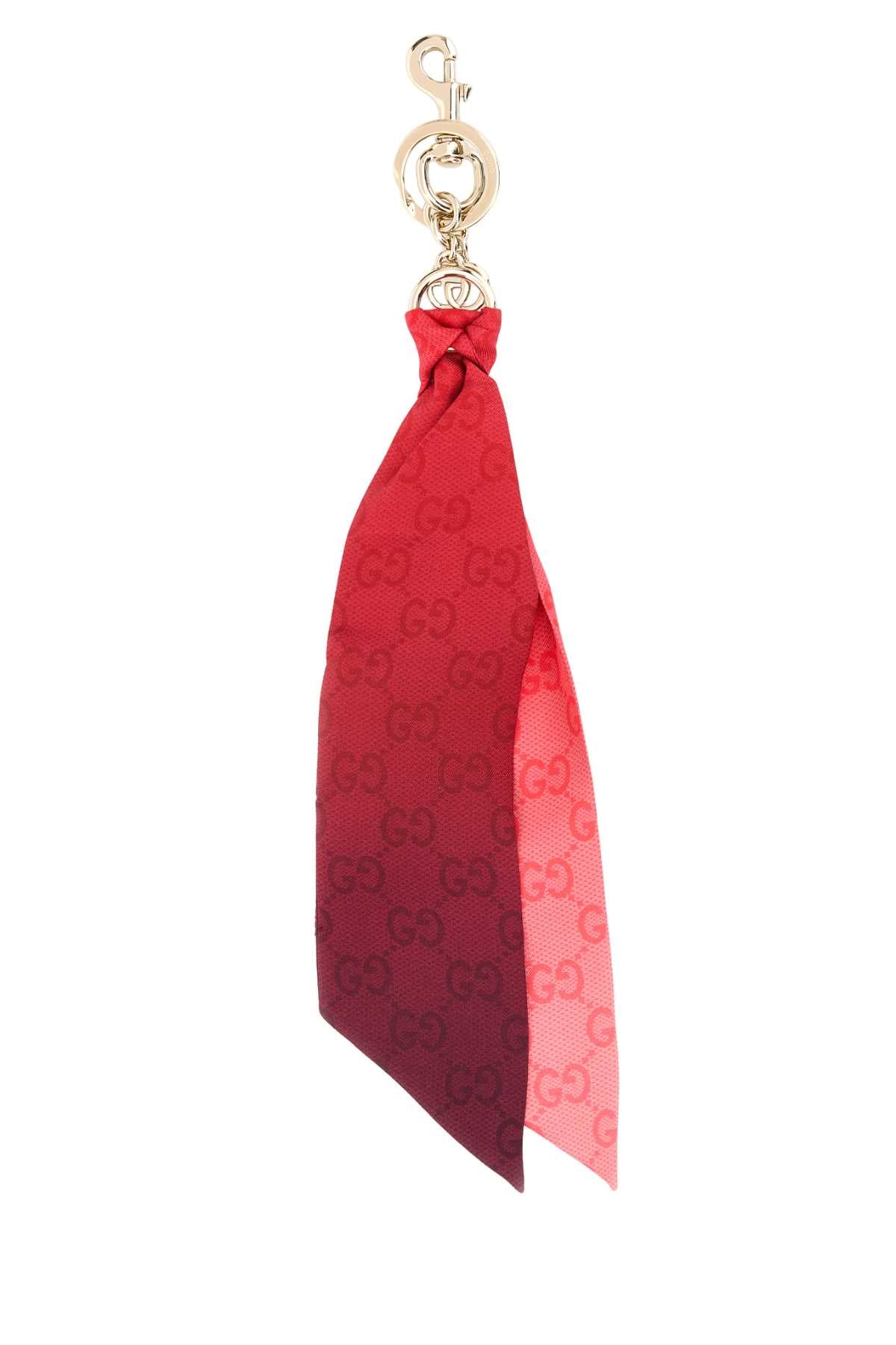 GUCCI W.KEYCHAIN W/FOULARD OTTONE/TW For Women Exterior: 100% Fabric Finishing: Platinum