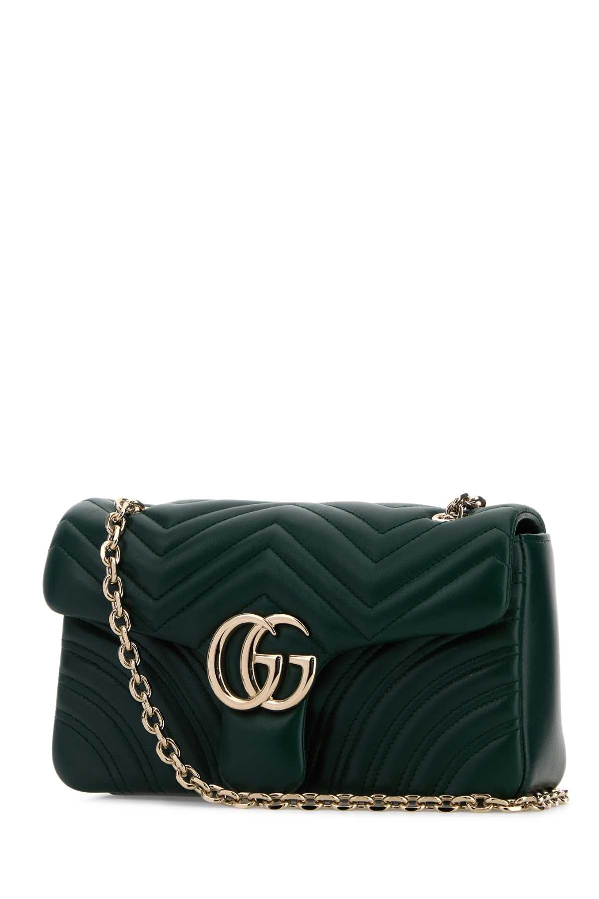 GUCCI HANDBAG For Women Exterior: 100% Nappa leather Lining: 100% Fabric Finishing: Silver metal