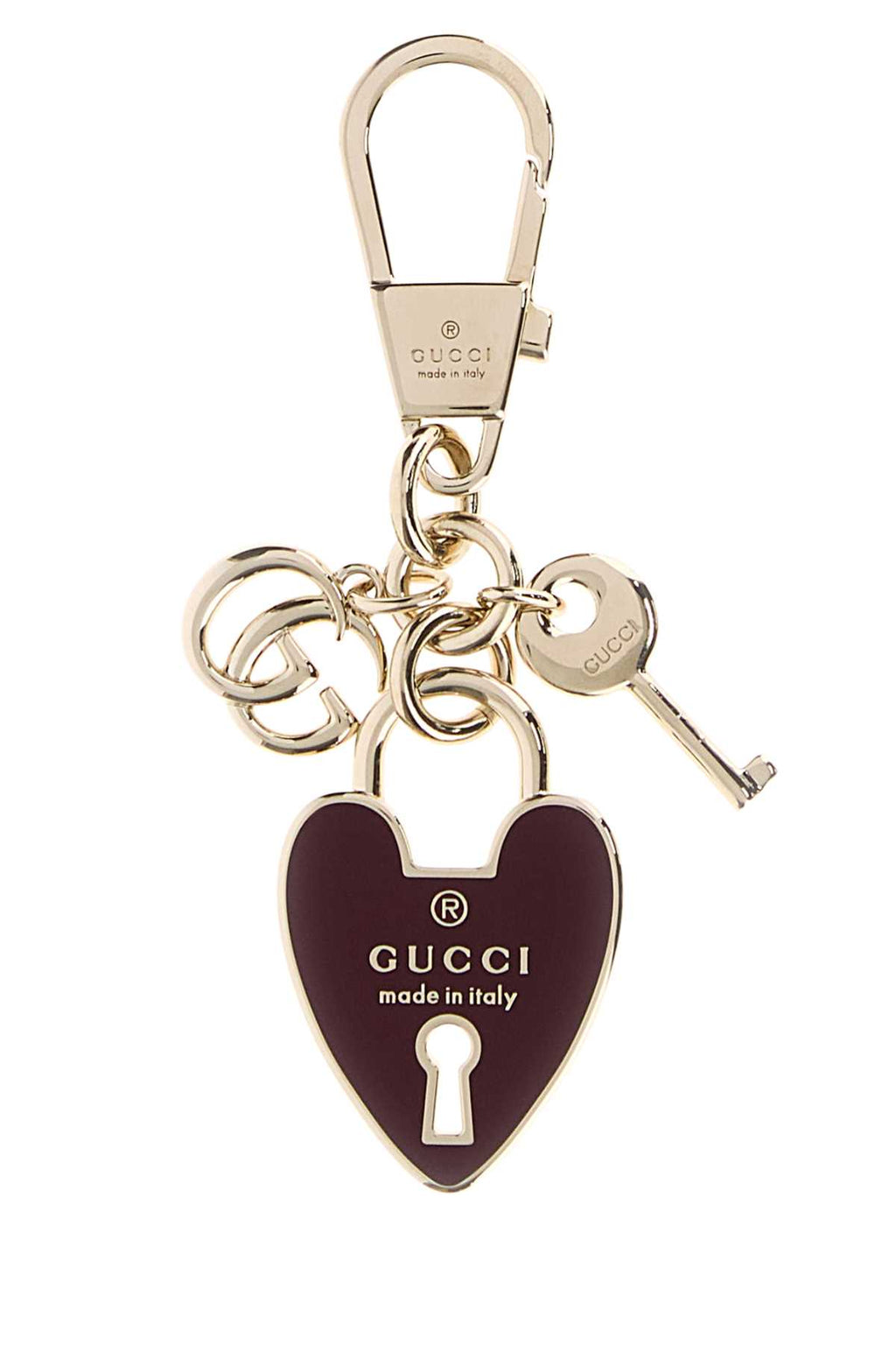 GUCCI W.METAL KEYCHAIN OTTONE/SMAL For Women Exterior: 100% Metal Finishing color: Platinum
