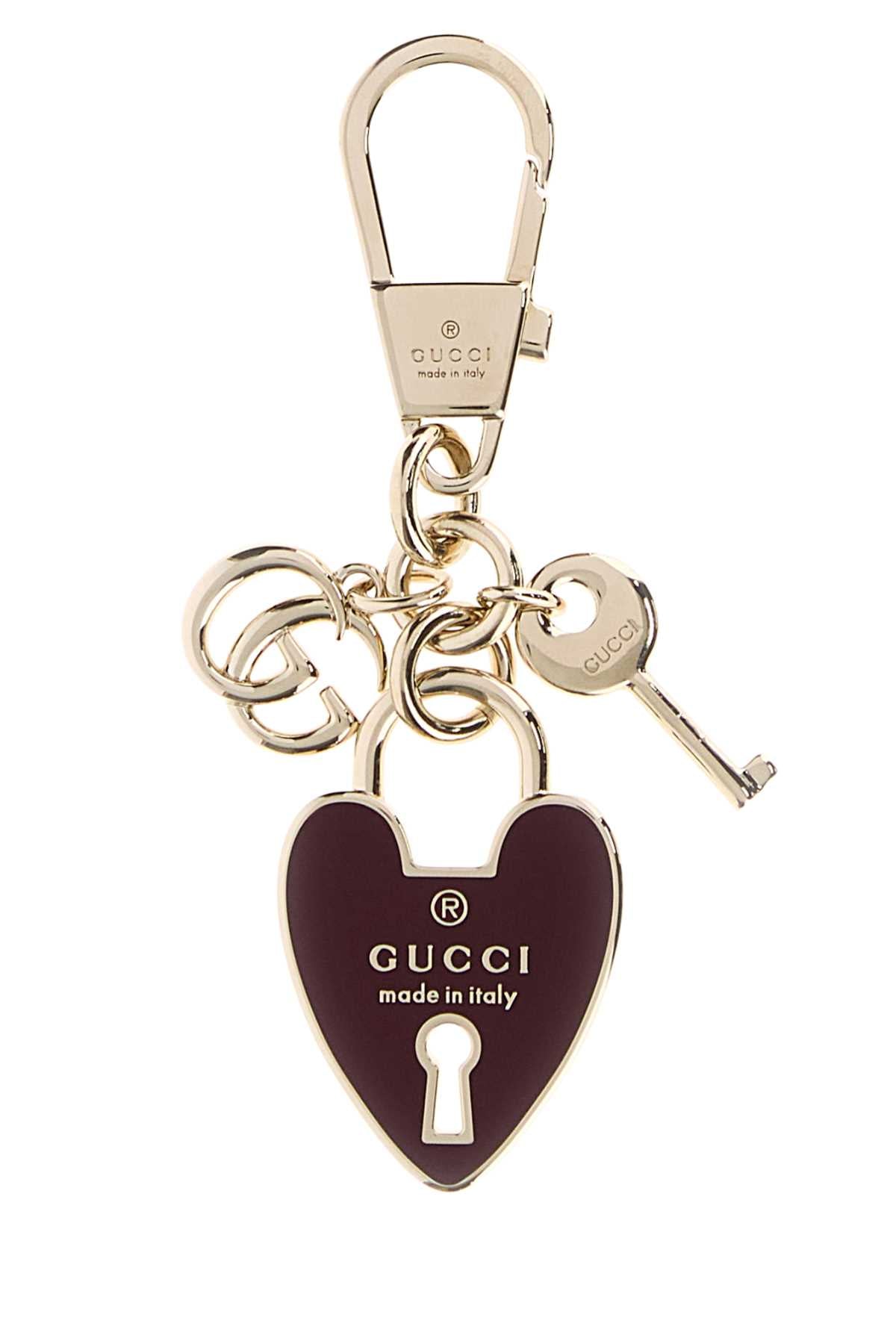 GUCCI W.METAL KEYCHAIN OTTONE/SMAL For Women Exterior: 100% Metal Finishing color: Platinum