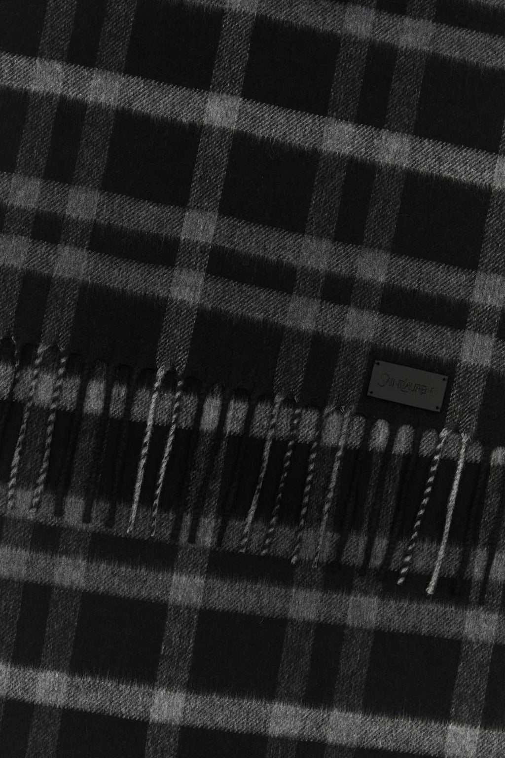 SAINT LAURENT ECHARPE GROS TARTAN For Men Exterior: 51% Silk 49% Cashmere