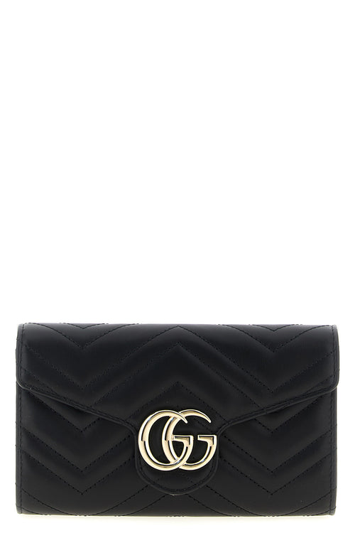 GUCCI 'GG Marmont' wallet on chain For Women 100% calfskin leather (Bos Taurus)