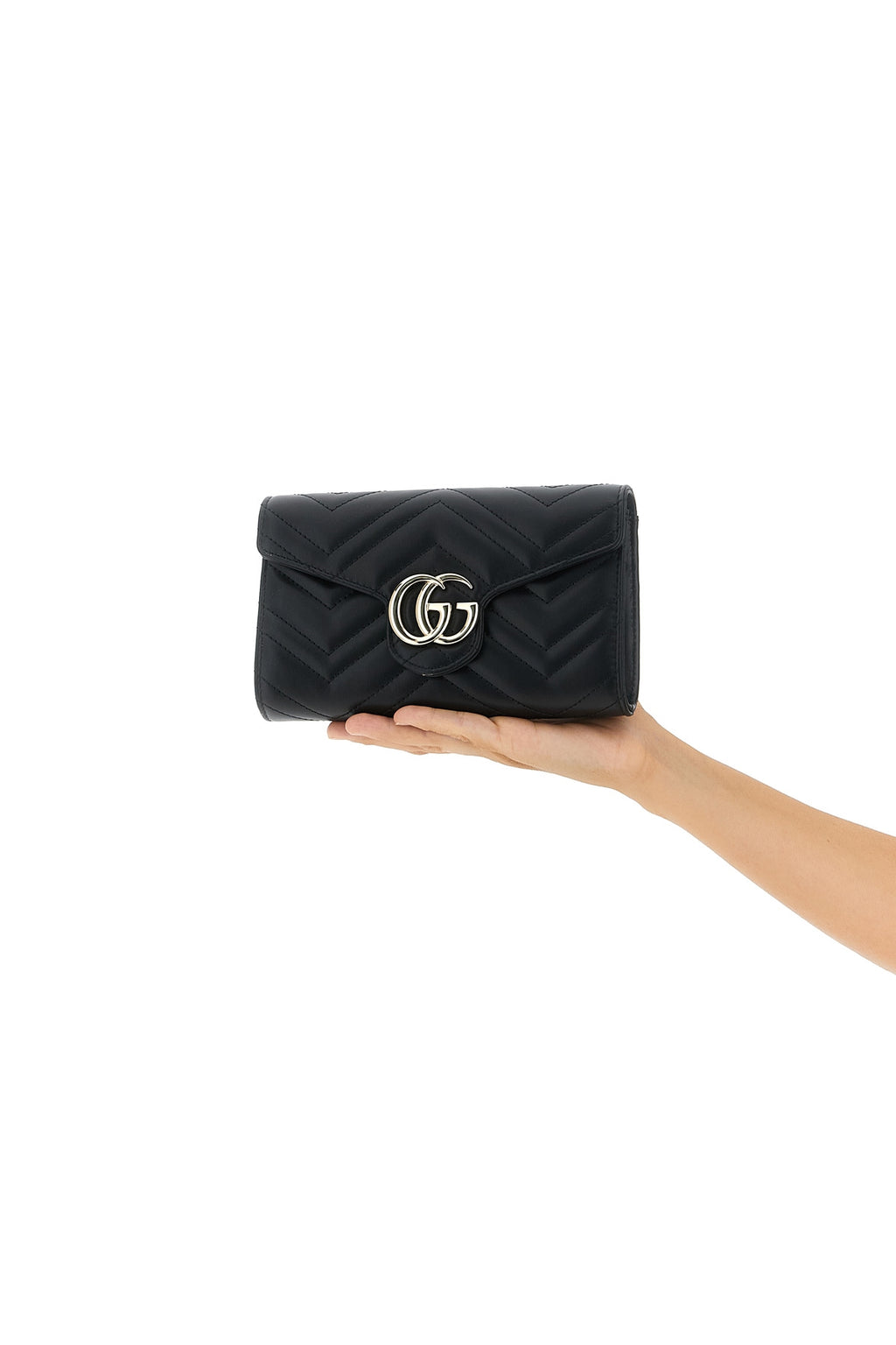 GUCCI 'GG Marmont' wallet on chain For Women 100% calfskin leather (Bos Taurus)