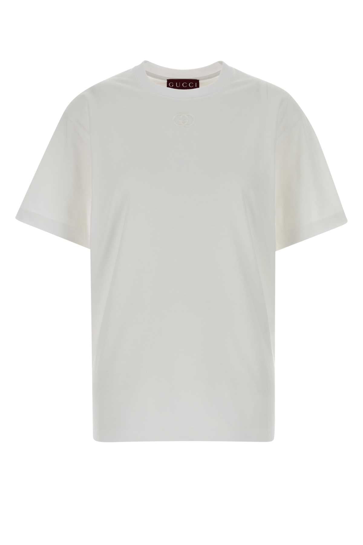 GUCCI T-SHIRT NEW ANCORA For Women Exterior: 100% Cotton
