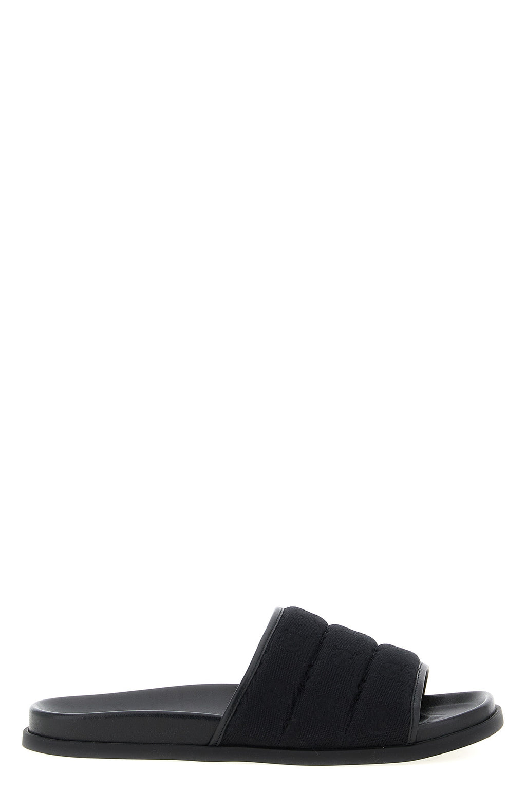 GUCCI GG Slides For Men 71% cotton, 29% polyester