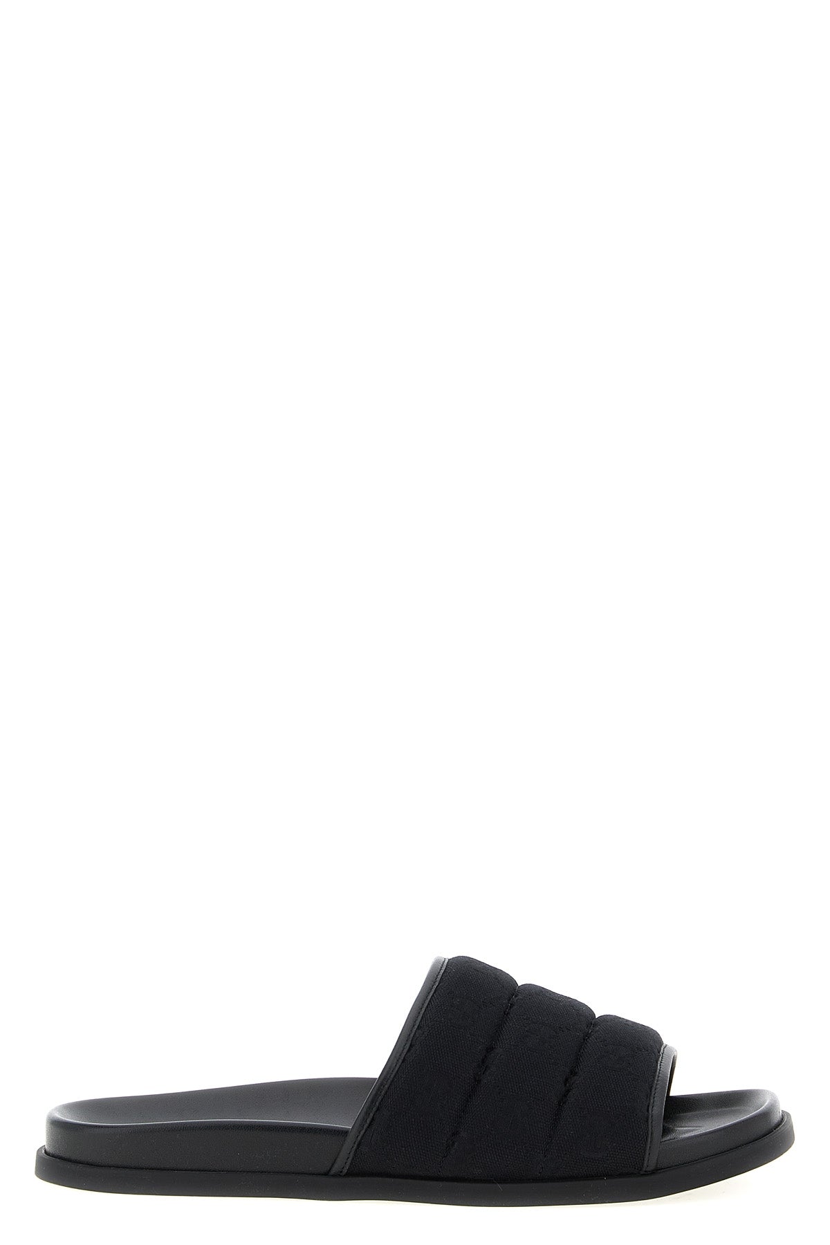 GUCCI GG Slides For Men 71% cotton, 29% polyester