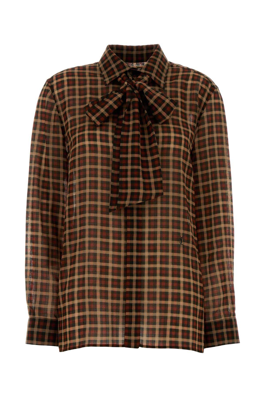 SAINT LAURENT CHEMISE For Women Exterior: 100% Wool