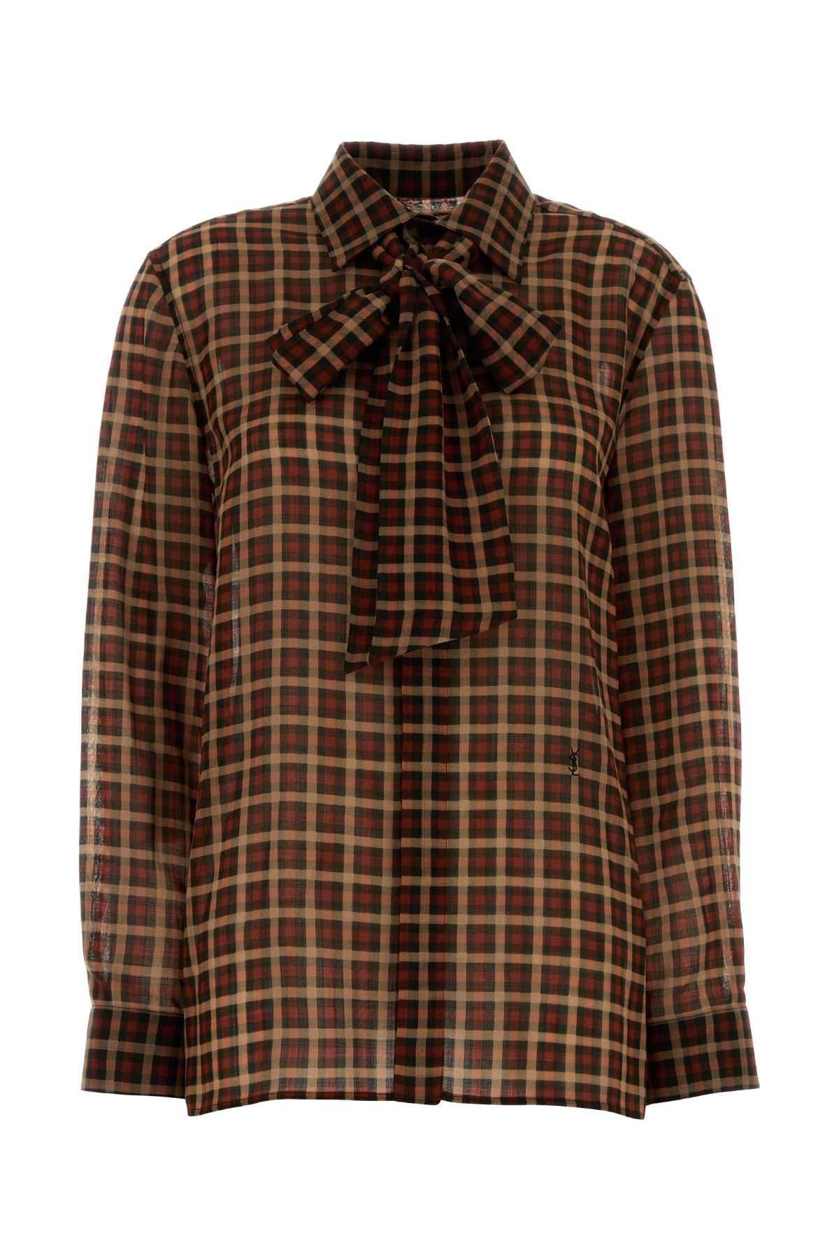 SAINT LAURENT CHEMISE For Women Exterior: 100% Wool