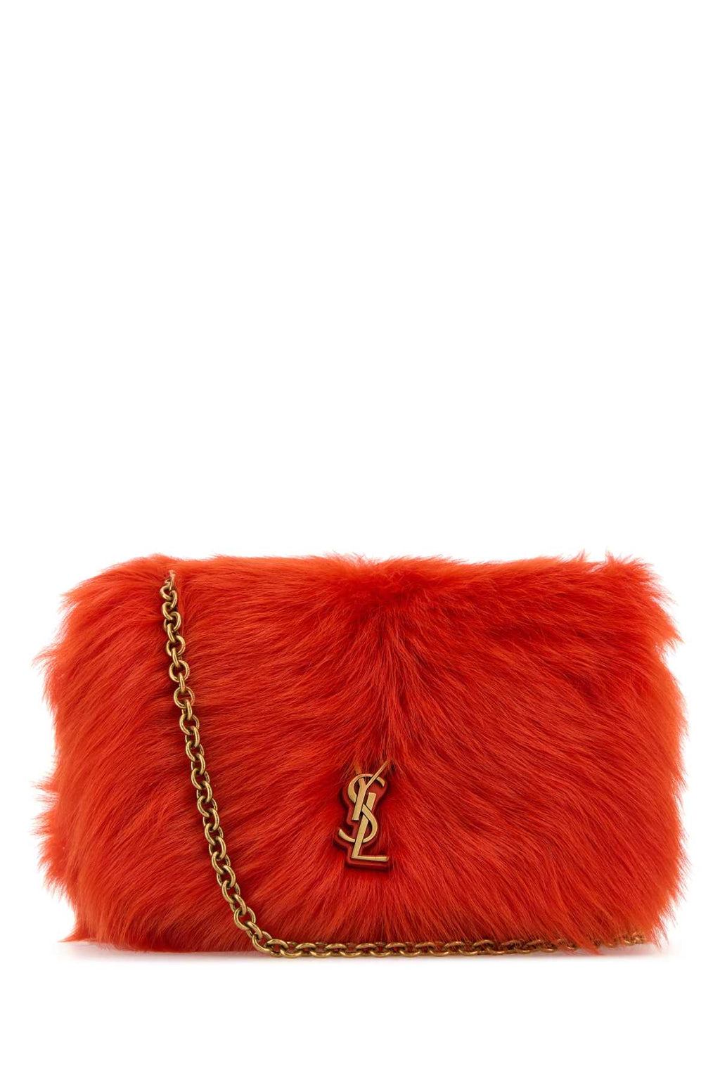 SAINT LAURENT YSL PW MINIJAMIE4.3 For Women Exterior: 100% Fur Lining: 100% Fabric Finishing: Antiqued golden metal