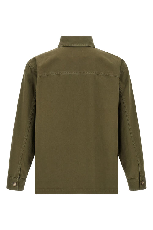 SAINT LAURENT 'Cassandre' overshirt For Men 80% cotton, 20% linen