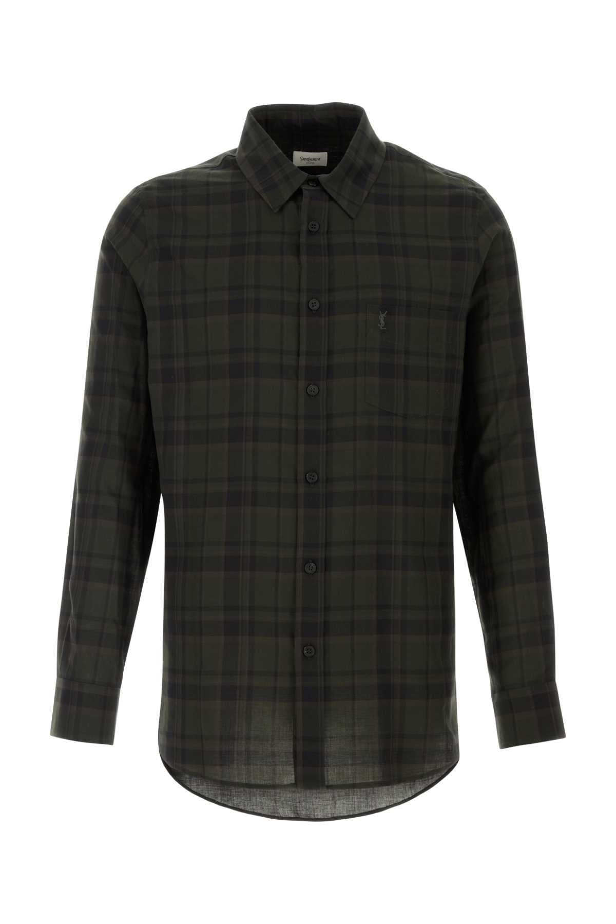 SAINT LAURENT CLASSIC FIT SHIRT SI For Men Exterior: 100% Cotton