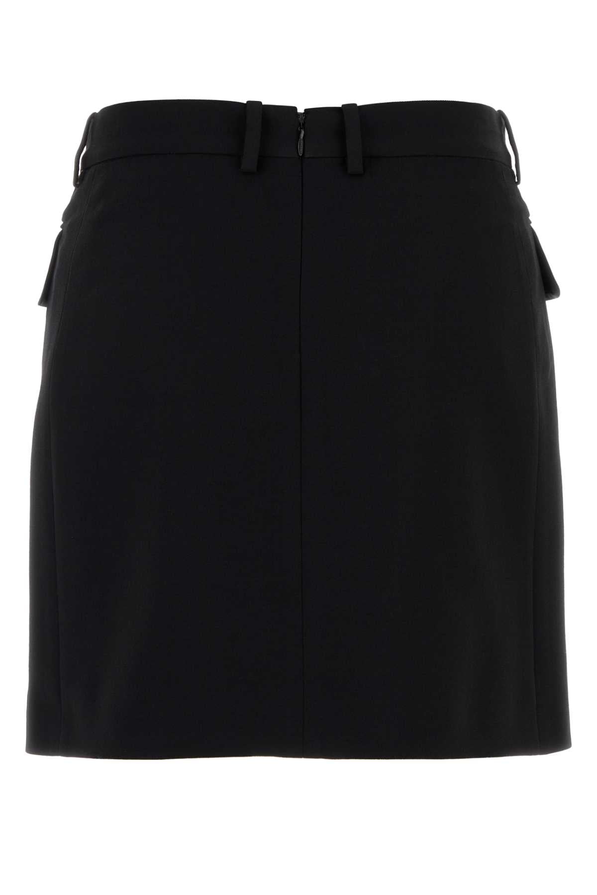 BALENCIAGA Tailored Mini Skirt For Women Exterior: 54% Viscose 46% Wool Lining: 100% Cupro