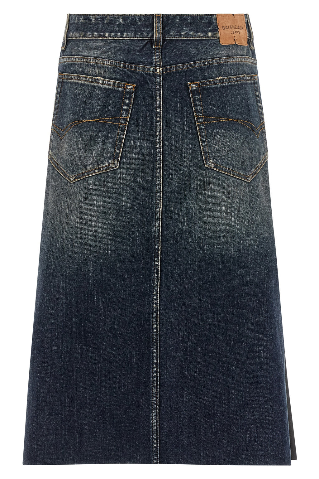 BALENCIAGA 'Hybrid Pleated' skirt For Women 58% linen, 42% cotton