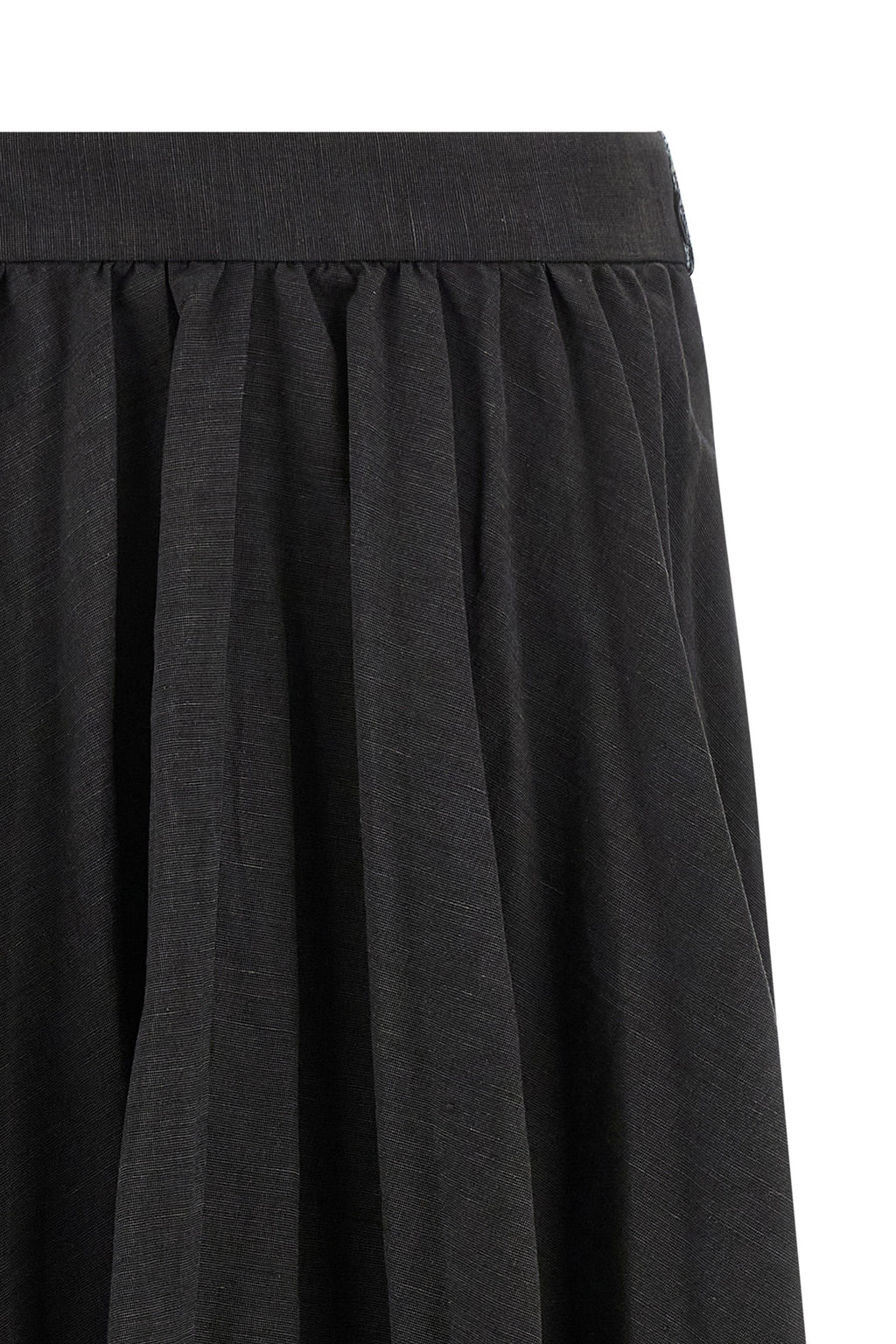 BALENCIAGA 'Hybrid Pleated' skirt For Women 58% linen, 42% cotton