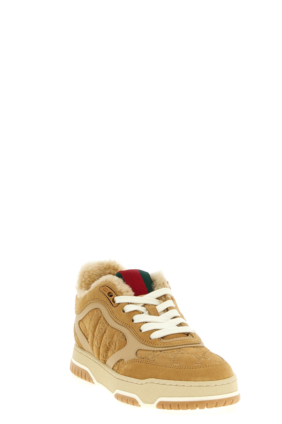 GUCCI 'Gucci Re-Web' sneakers For Women 100% calfskin leather (Bos Taurus)