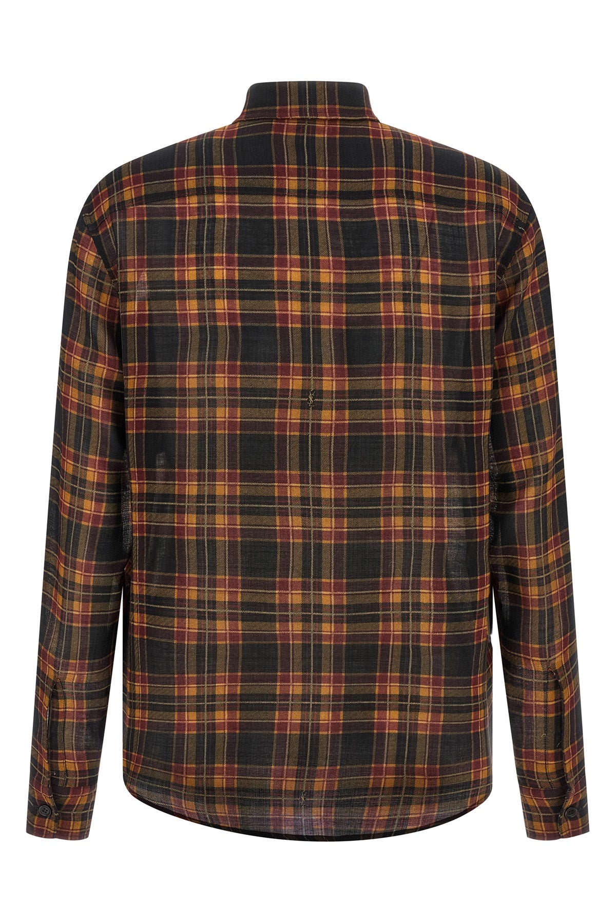 SAINT LAURENT 'Cassandre' lavallière shirt For Women 100% wool