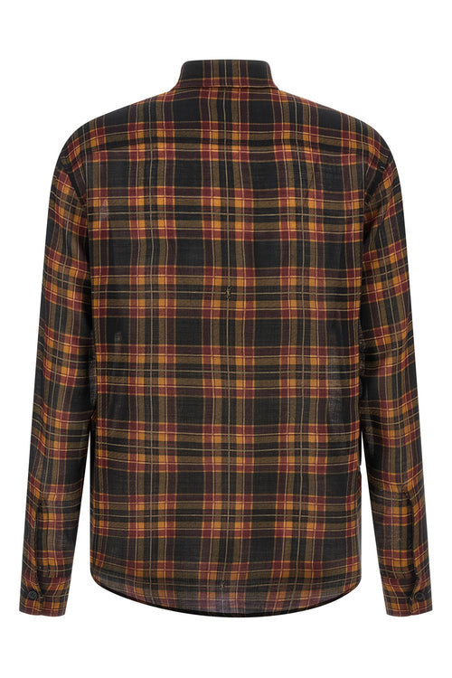 SAINT LAURENT 'Cassandre' lavallière shirt For Women 100% wool