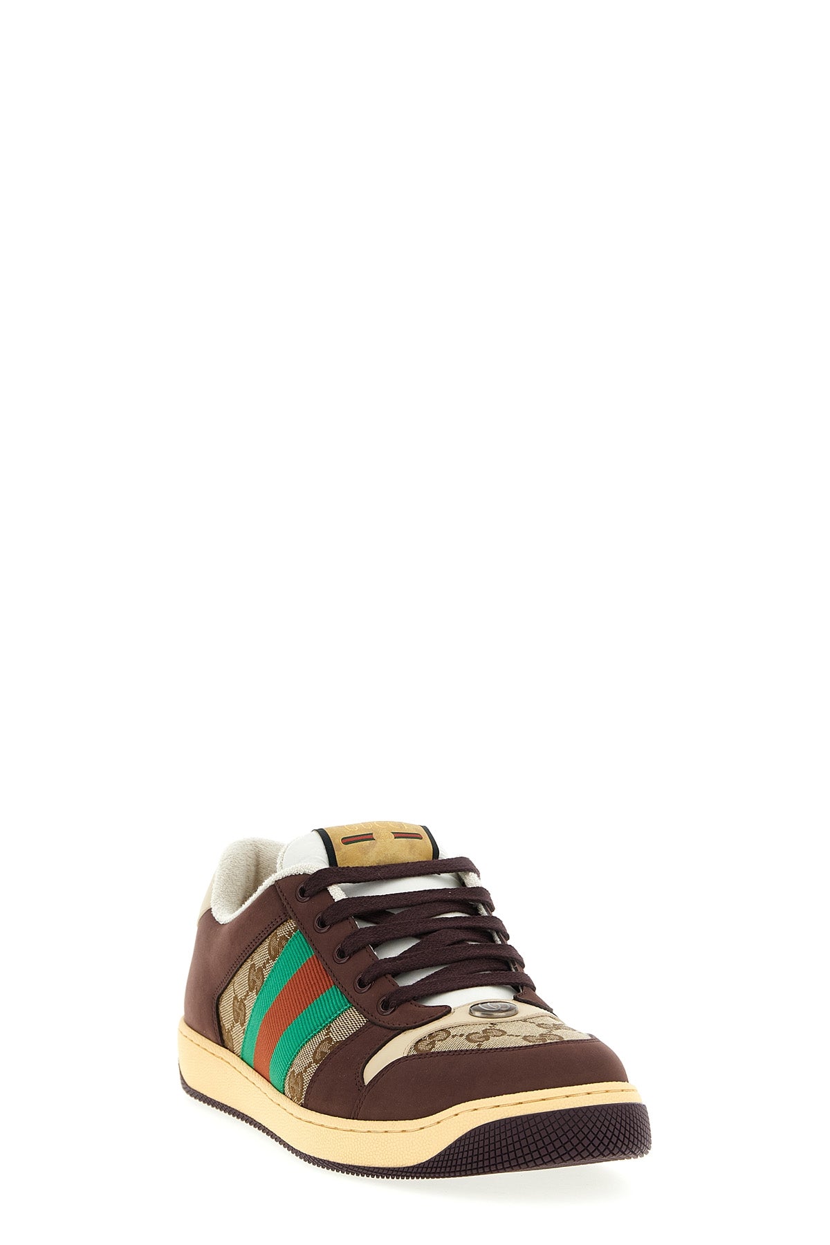 GUCCI 'Screener' sneakers For Men 65% polyester 18% cotton 17% polyamide