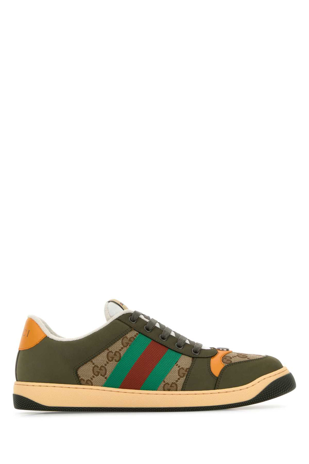 GUCCI SNEAKERS For Men Exterior: 100% Leather 100% Fabric Interior: 100% Fabric Sole: Rubber