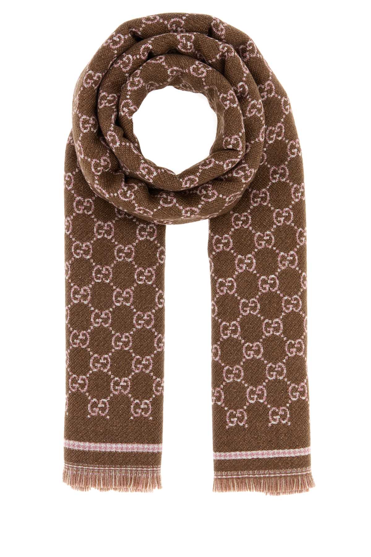 GUCCI SCARF NEW LUX STENMIX 47X180 For Women WO VI MZ PAT WOOL 80%T VISCOSE 10%T POLYAMIDE 9%T METALLIZED FIBER 1%