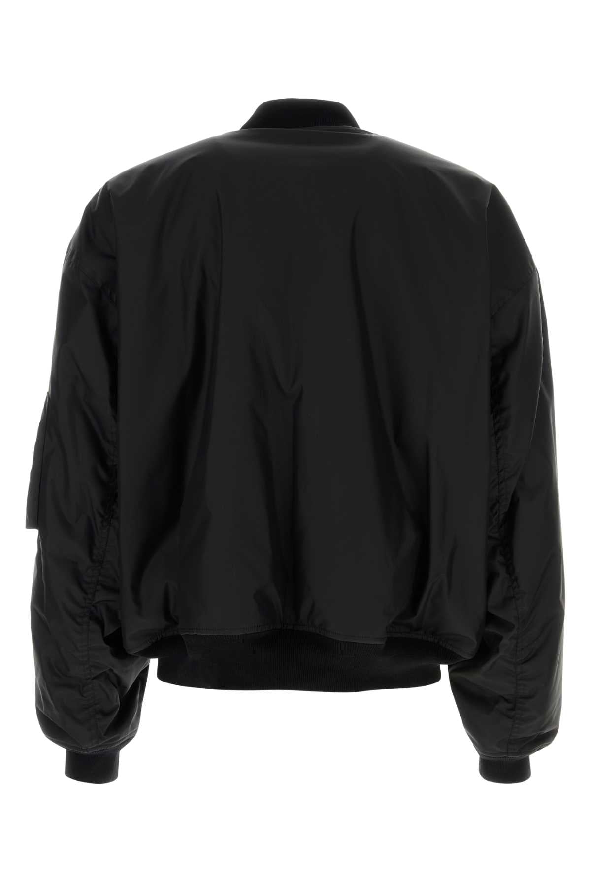 BALENCIAGA Large fit Bomber For Men Exterior: 100% Nylon Lining: 100% Polyester Padding: 60% Silk 40% Nylon