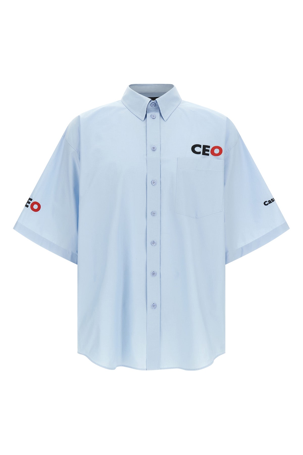 BALENCIAGA 'CEO Uniform Logo' shirt For Men 100% cotton