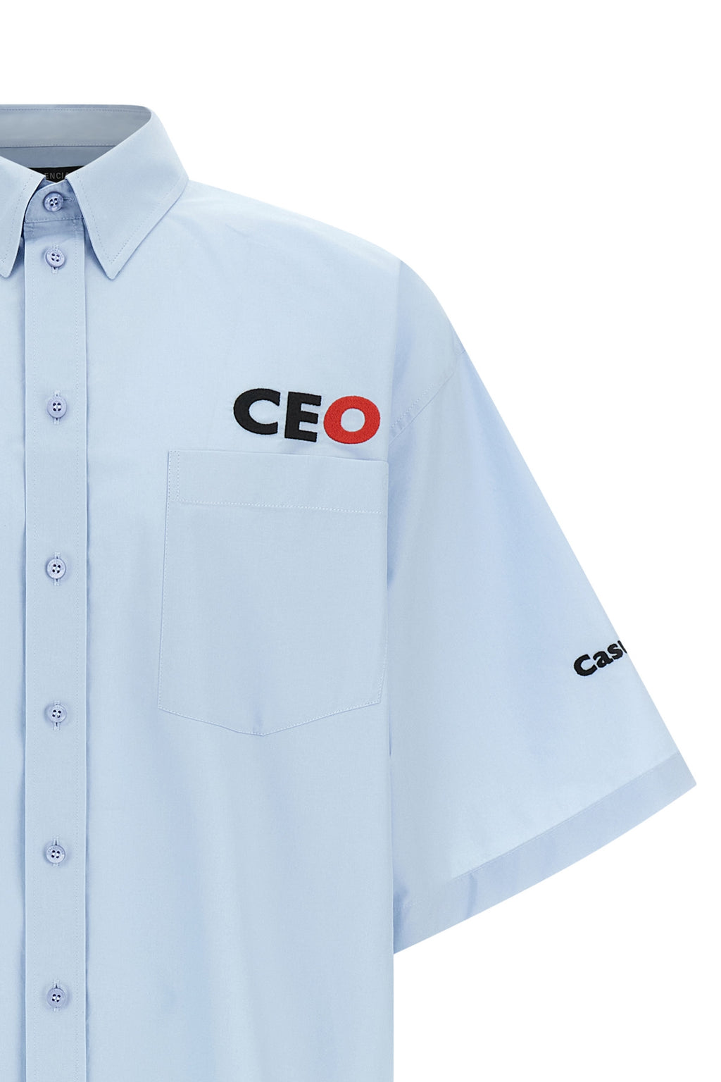 BALENCIAGA 'CEO Uniform Logo' shirt For Men 100% cotton