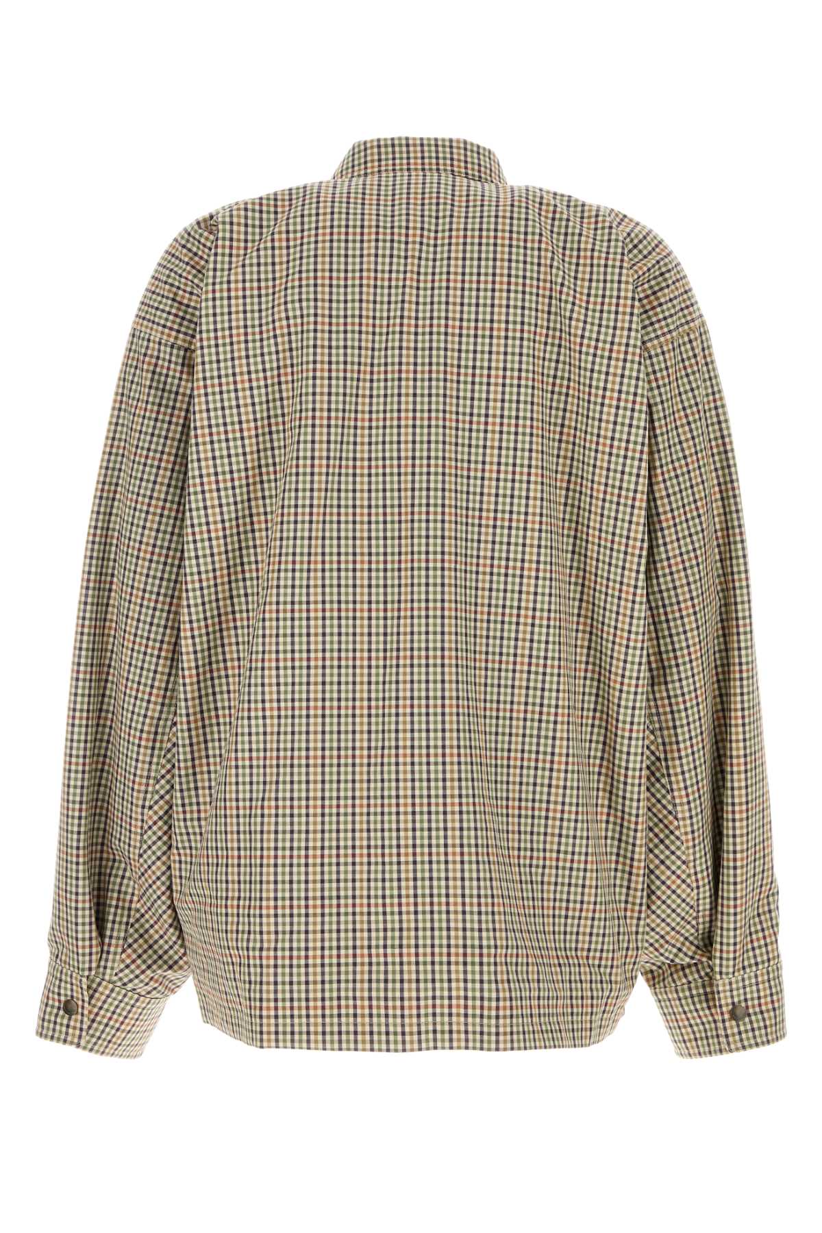 BALENCIAGA Zip-Up Shirt For Men Exterior: 100% Cotton