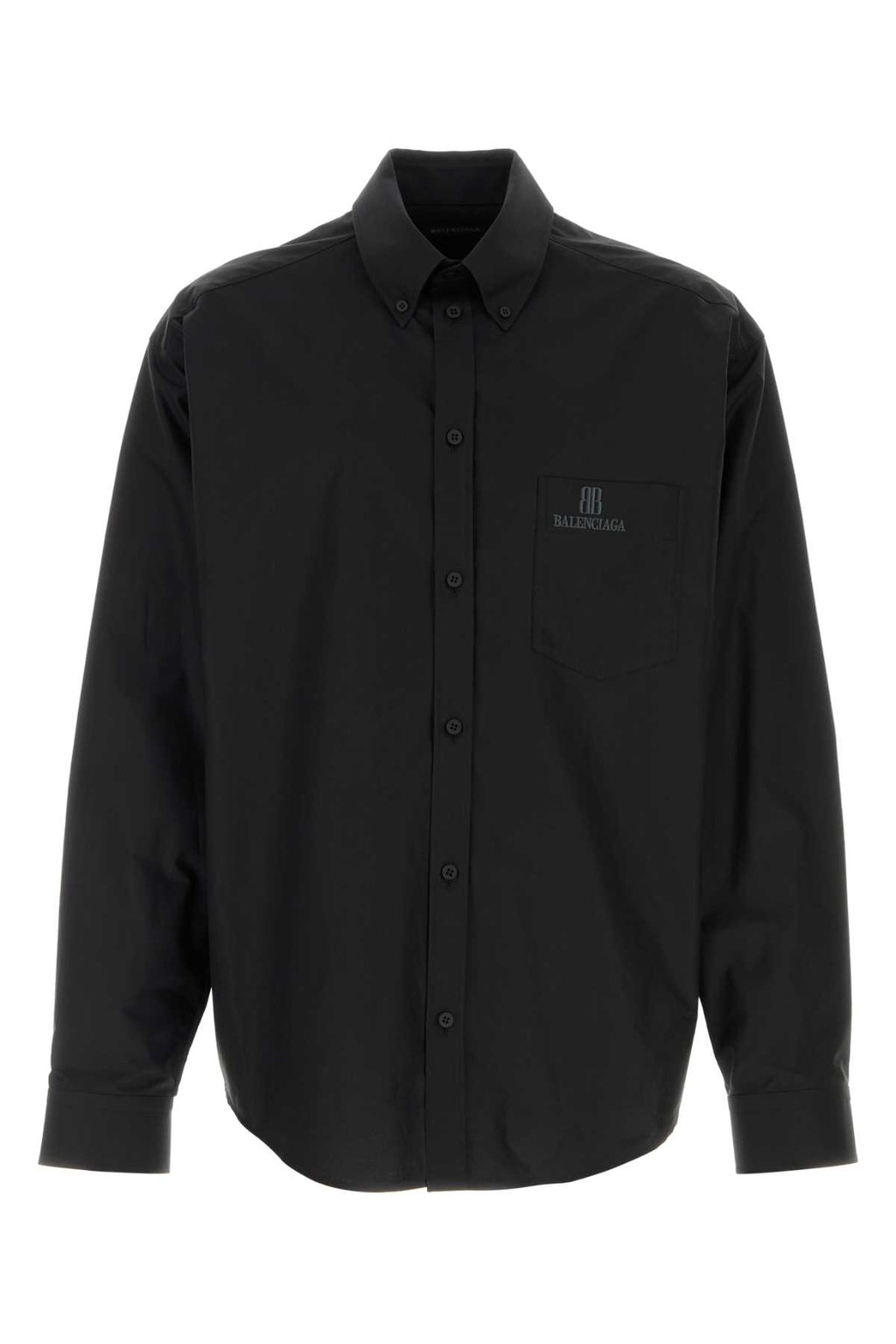 BALENCIAGA L/S Large Fit Shirt For Men Exterior: 100% Cotton