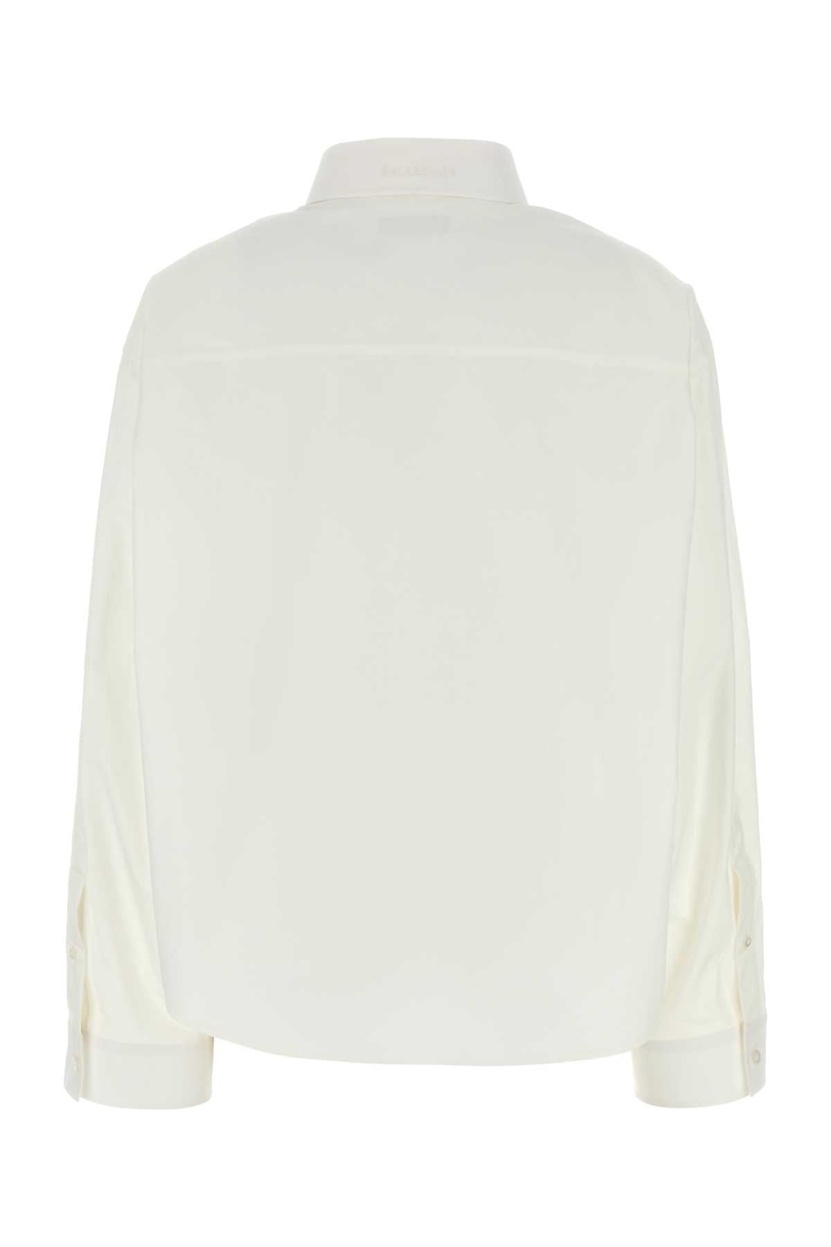 BALENCIAGA Semi Fitted Shirt For Women Exterior: 100% Cotton