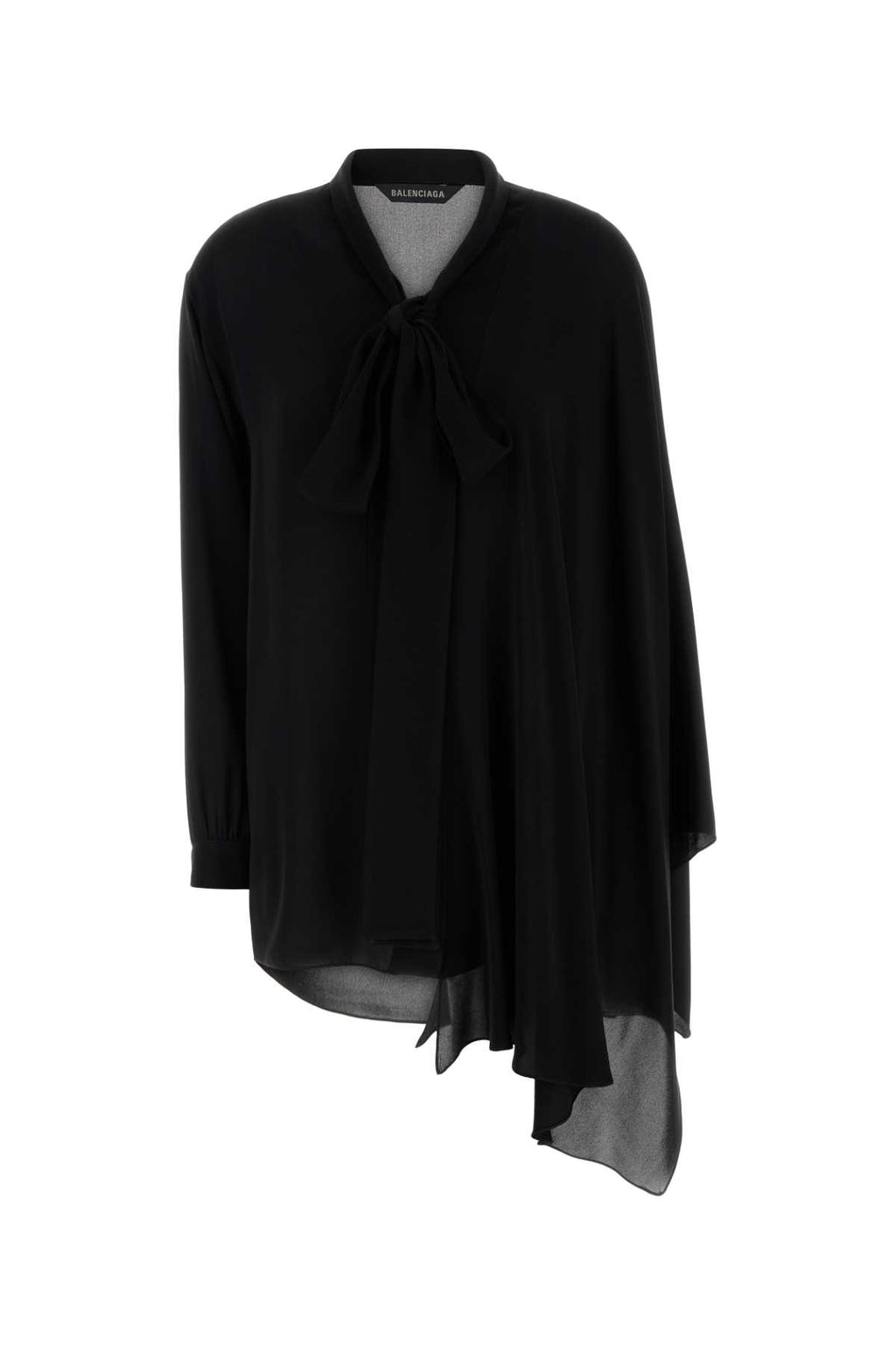 BALENCIAGA Scarf Blouse For Women Exterior: 100% Silk