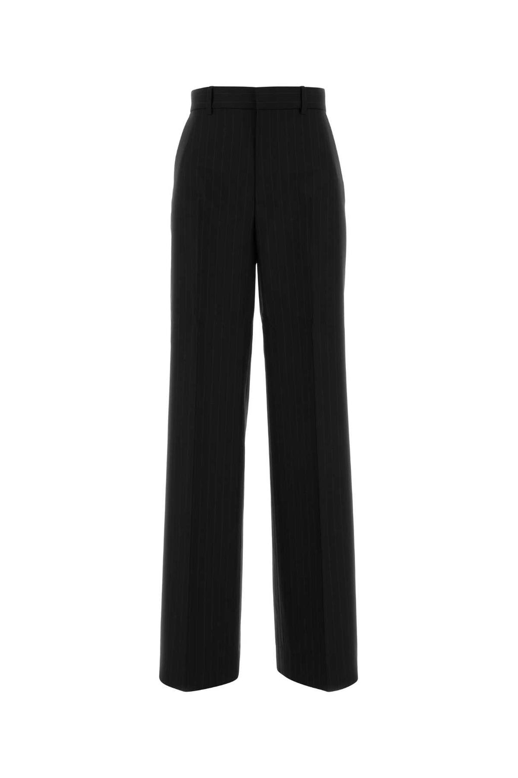GUCCI PANT GUCCI STRIPE WOOL W/MOP For Women T 100% WOOLmother pearl