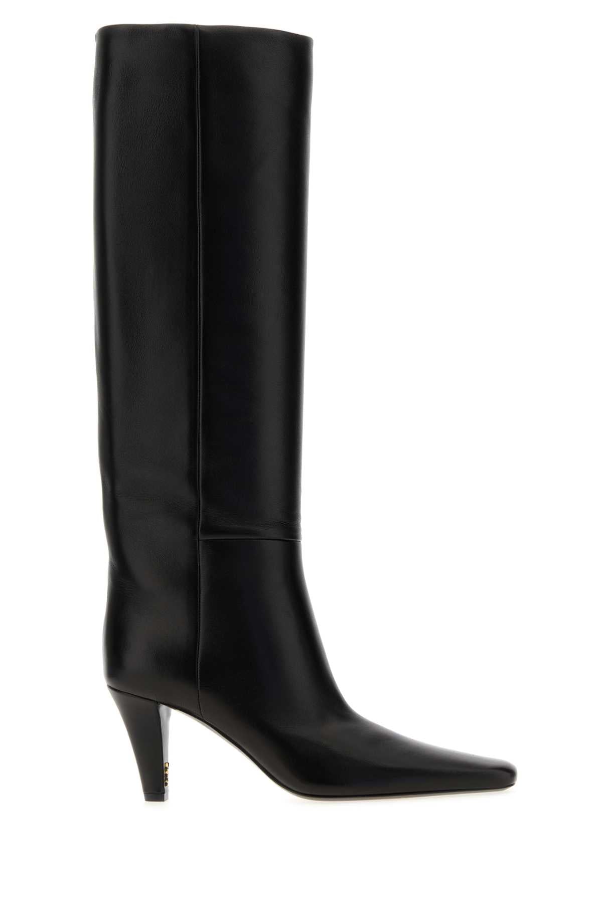 SAINT LAURENT JILL 75 BOO For Women Exterior: 100% Nappa leather Interior: 100% Leather Sole: Leather