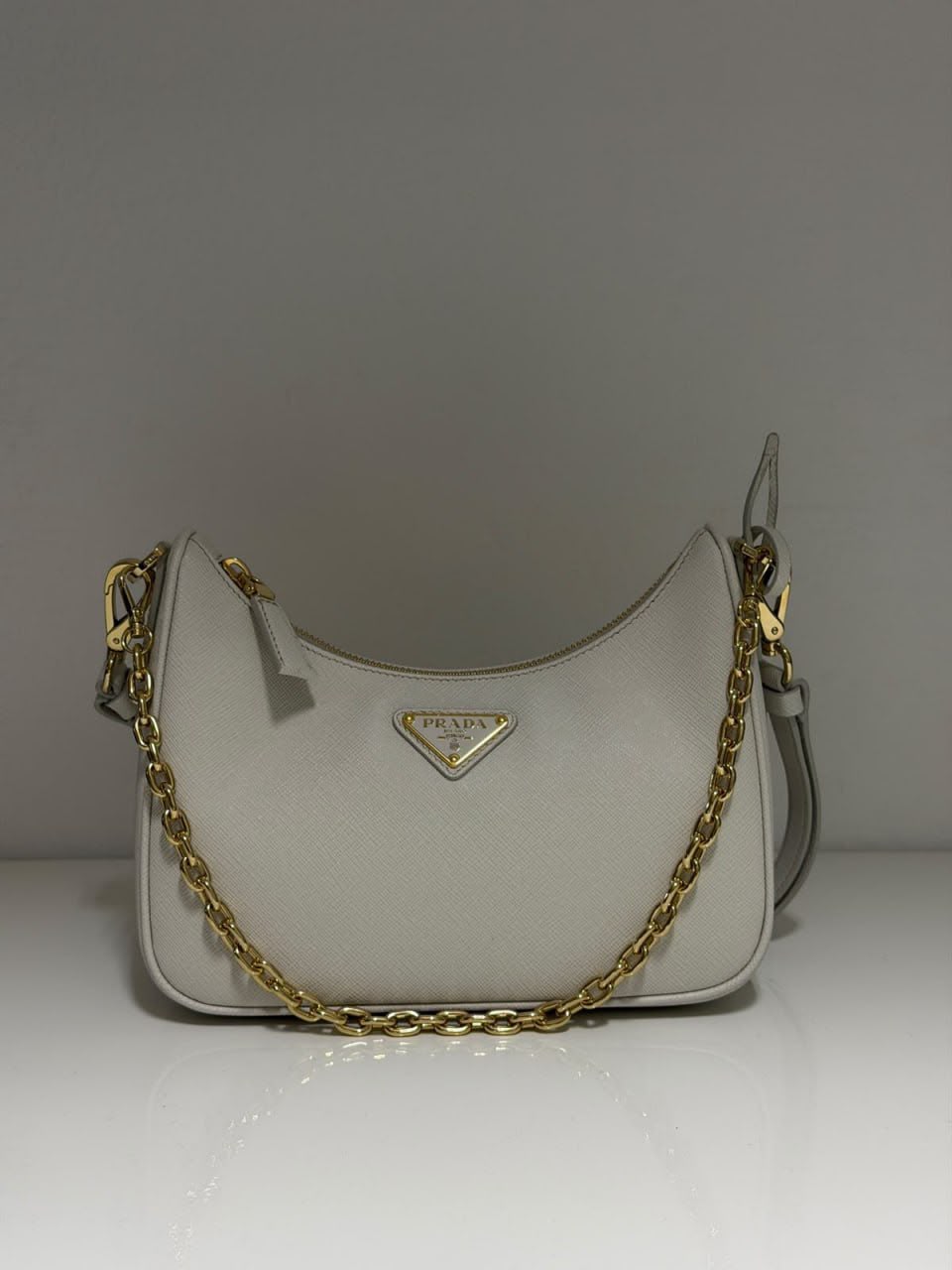 Cleo Saffiano Leather Shoulder Bag