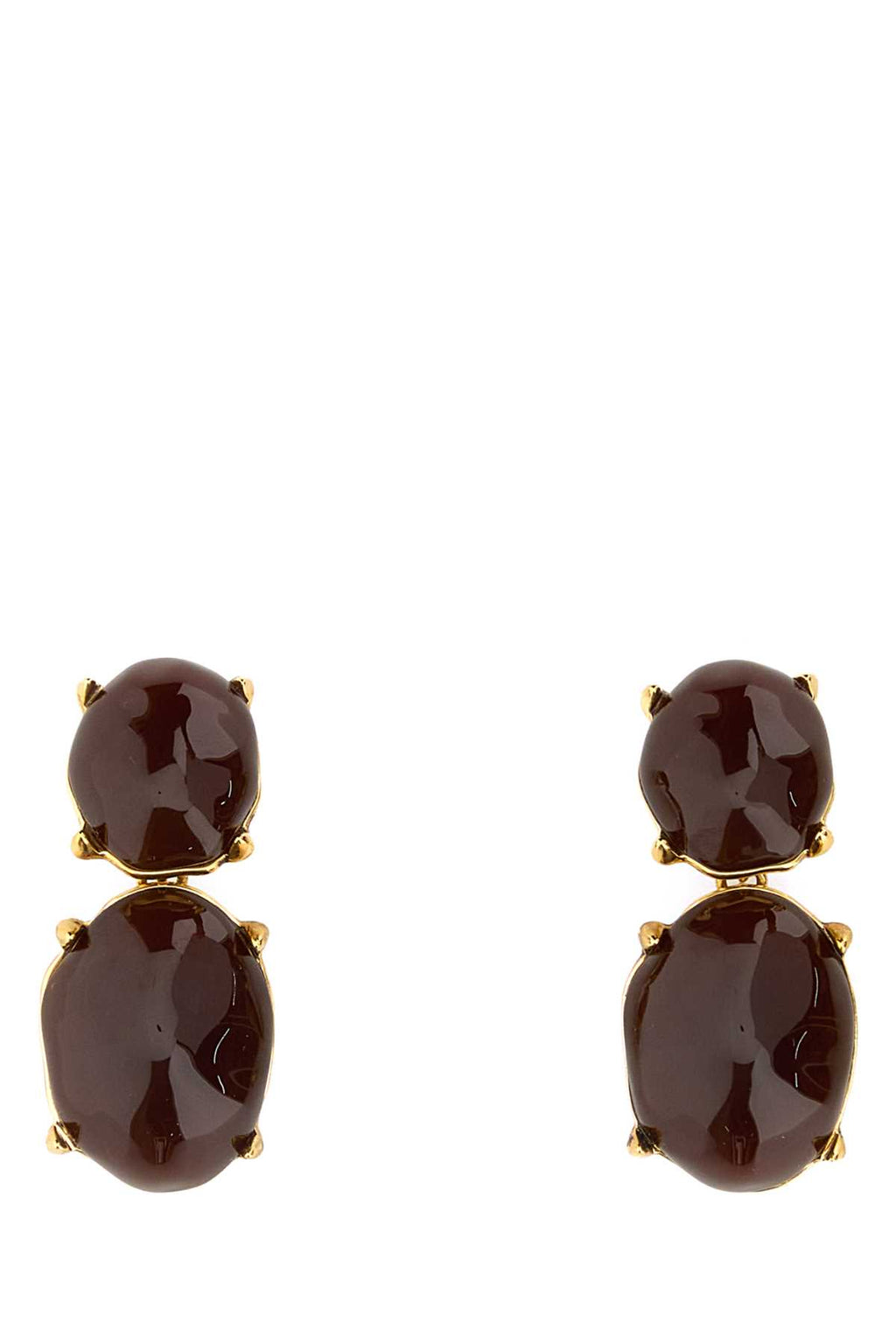 SAINT LAURENT BO HERITAGE DOUBLE C For Women Exterior: 100% Metal 100% Resin Finishing color: Gold
