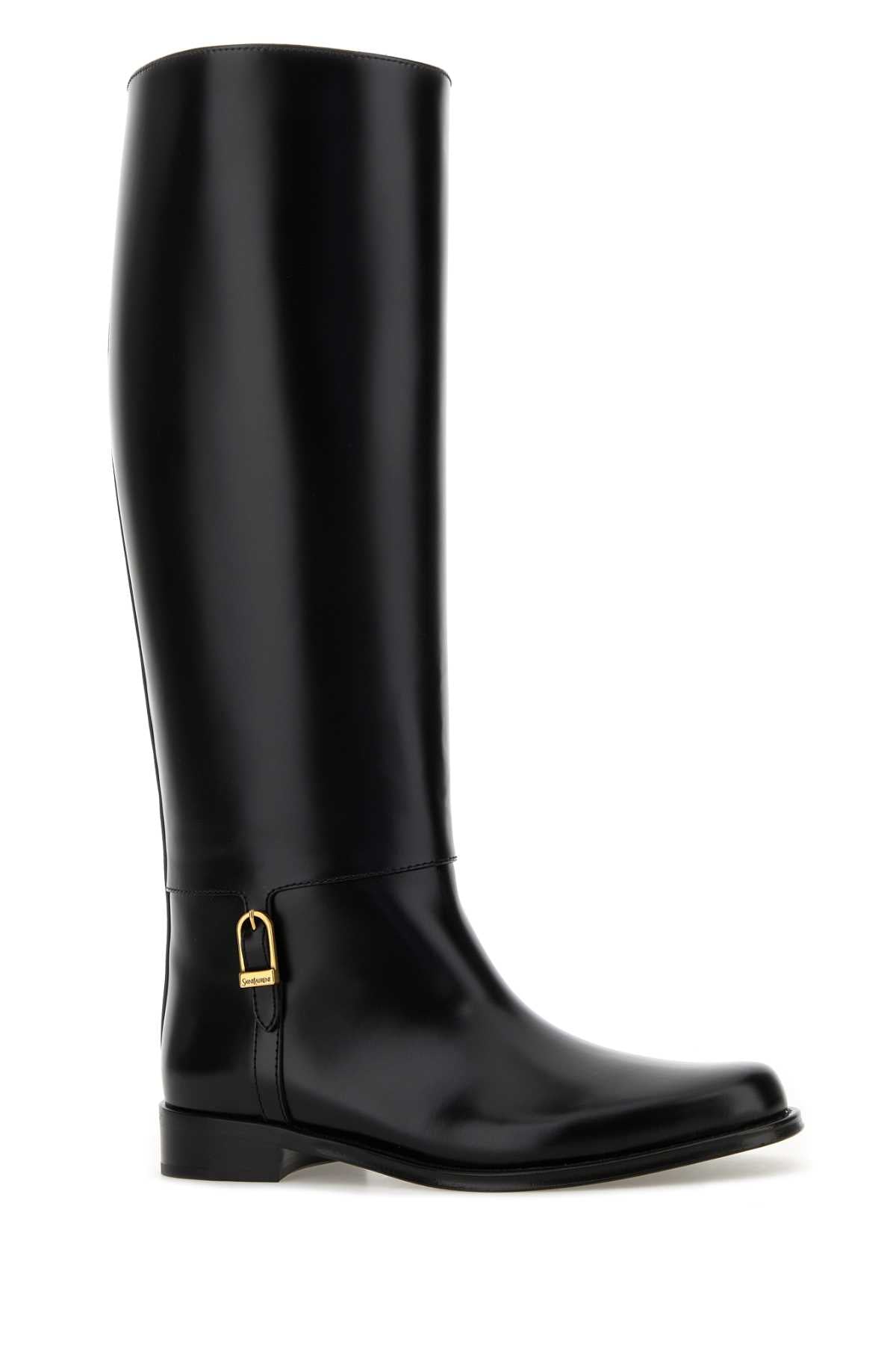 SAINT LAURENT HORNY 25 BOO For Women Exterior: 100% Leather Interior: 100% Leather Sole: Leather