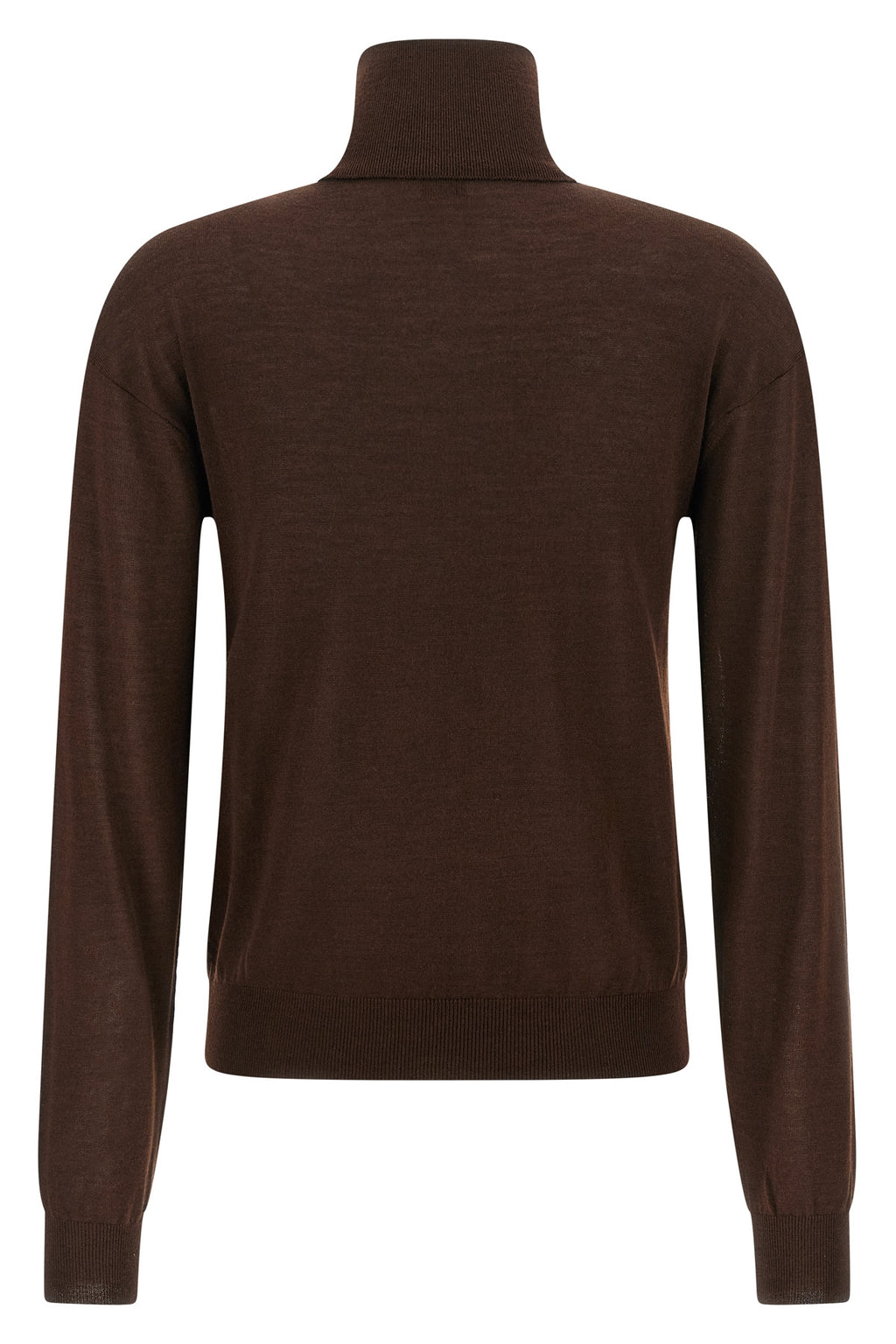 SAINT LAURENT Turtleneck sweater dropped shoulders For Women 35% wo, 35% ws, 30% se