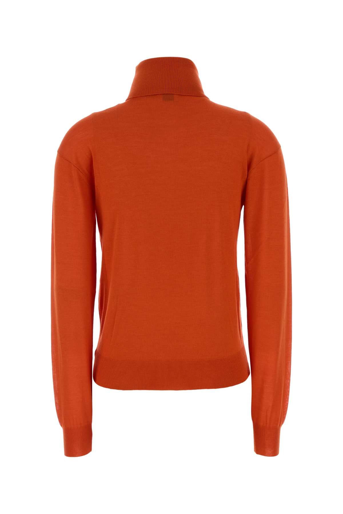 SAINT LAURENT PULL COL ROULE For Women Exterior: 35% Cashmere 35% Wool 30% Silk