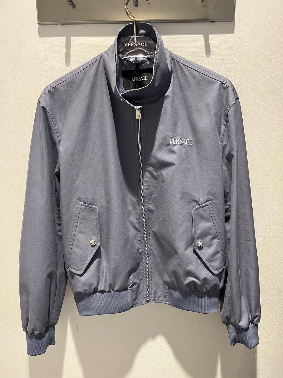 Logo-Embroidered Bomber Jacket