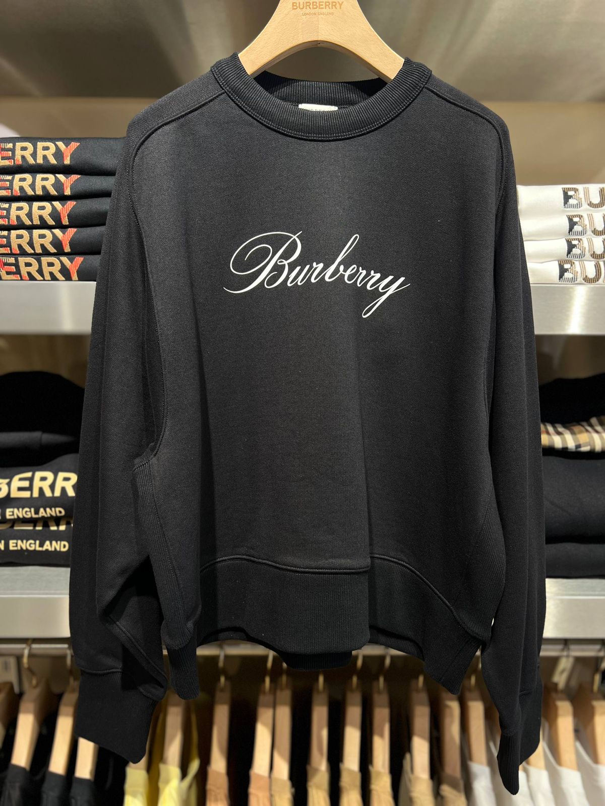 Script Logo Cotton Sweatshirt
