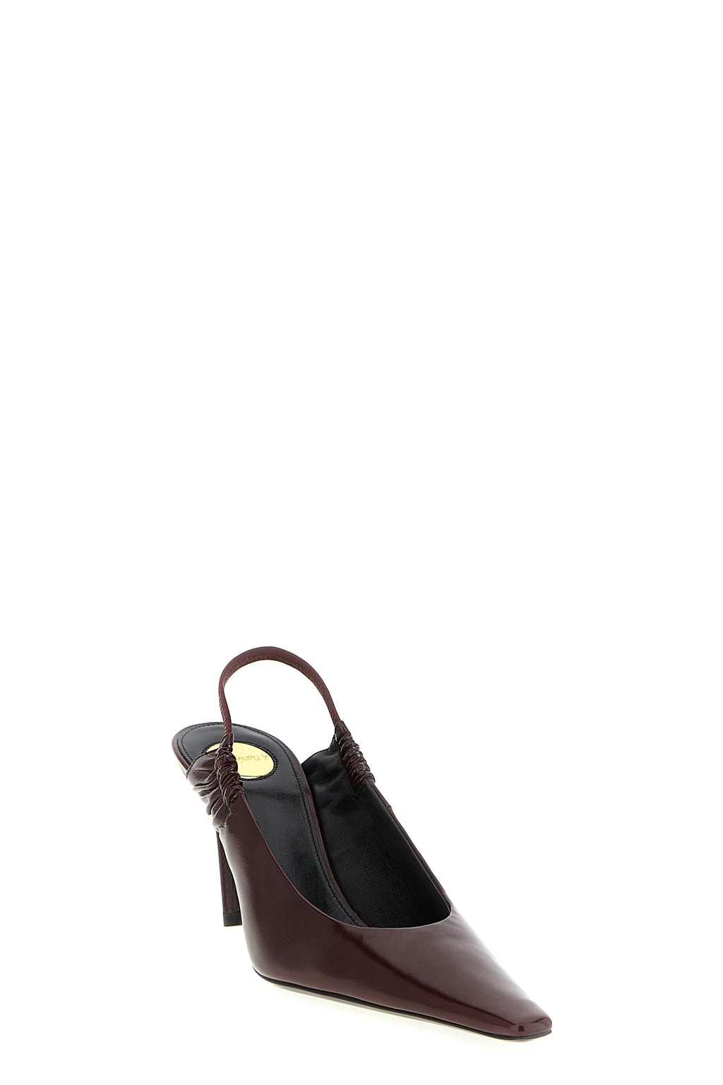 SAINT LAURENT 'Anne-Marie' slingback For Women 100% calfskin leather (Bos Taurus)