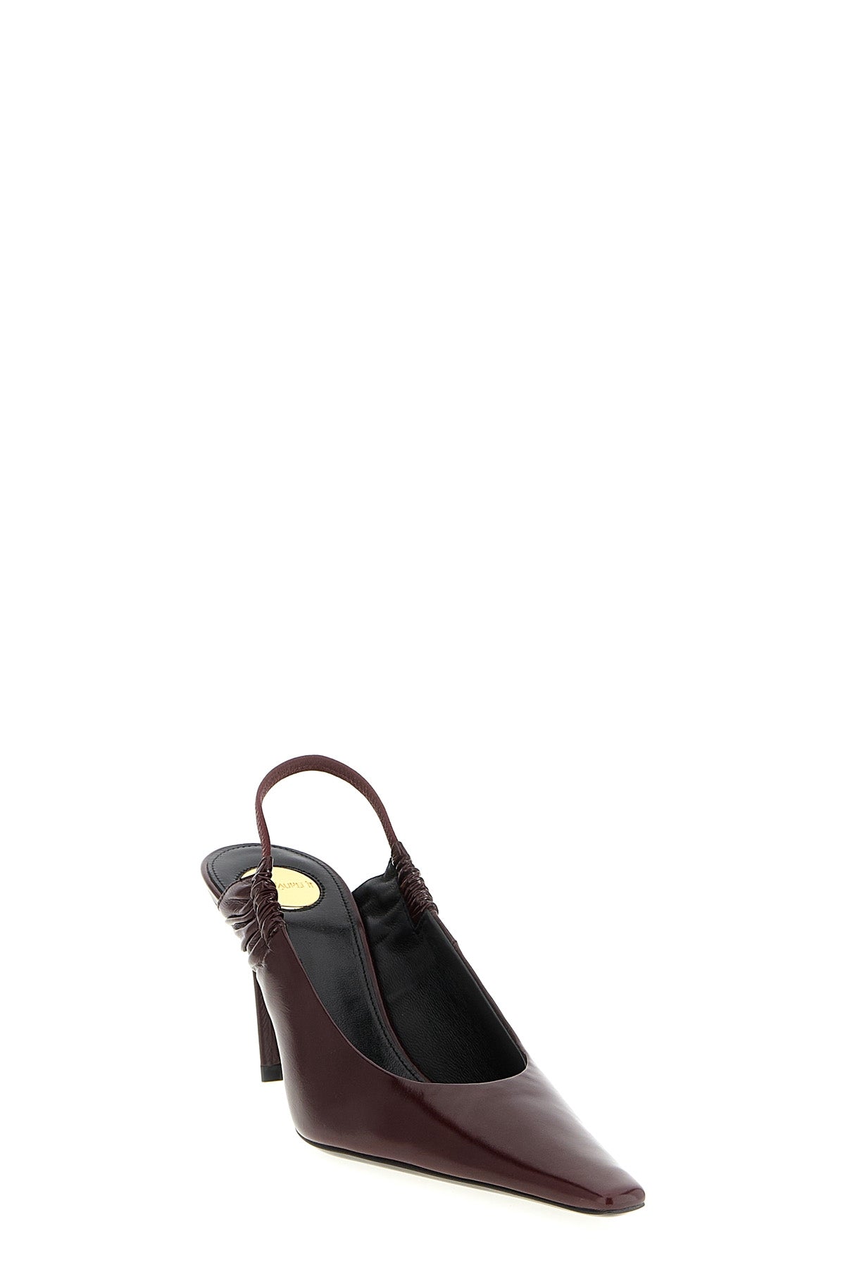 SAINT LAURENT 'Anne-Marie' slingback For Women 100% calfskin leather (Bos Taurus)