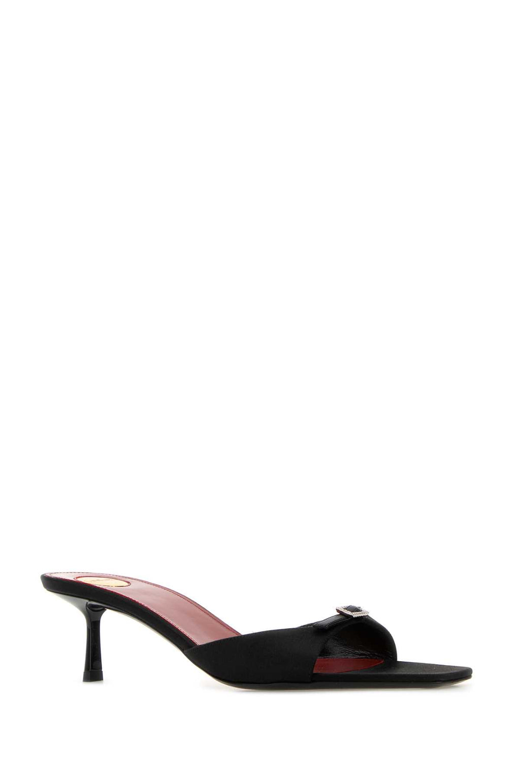 SAINT LAURENT LYDIA 50 TADZIO SAN For Women Exterior: 100% Fabric Interior: 100% Leather Sole: Leather