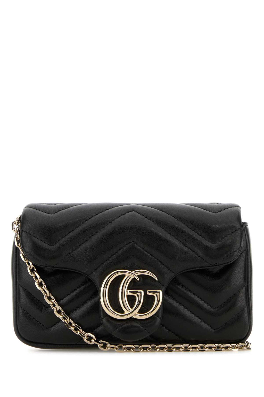 GUCCI MINI BAG WITH REMOVABLE SHOULDER For Women Exterior: 100% Lamb Lining: 100% Fabric Finishing: Platinum