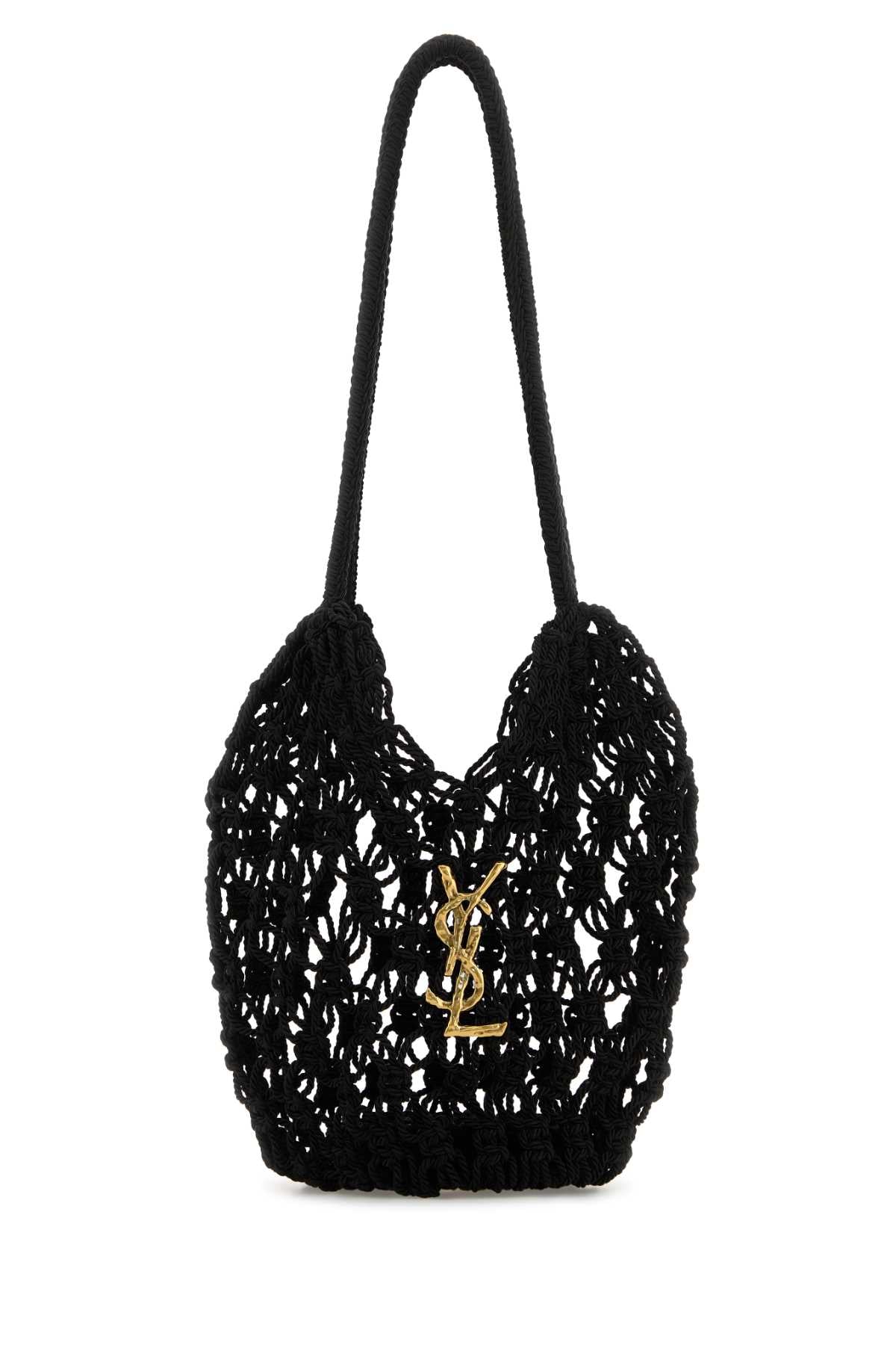 SAINT LAURENT YSL PW HOBO S PASSAM For Women Exterior: 100% Fabric Finishing: Antiqued golden metal