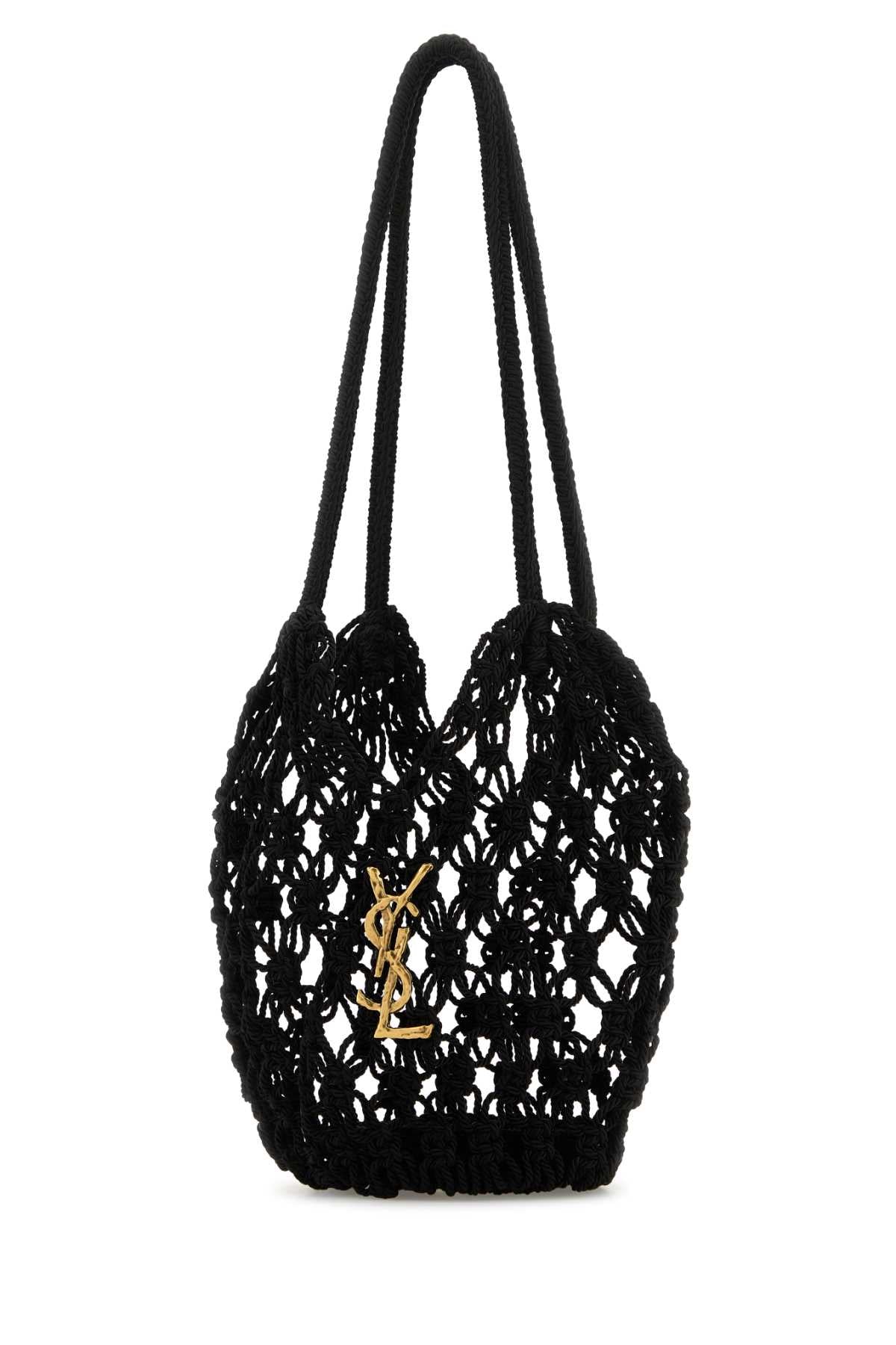 SAINT LAURENT YSL PW HOBO S PASSAM For Women Exterior: 100% Fabric Finishing: Antiqued golden metal