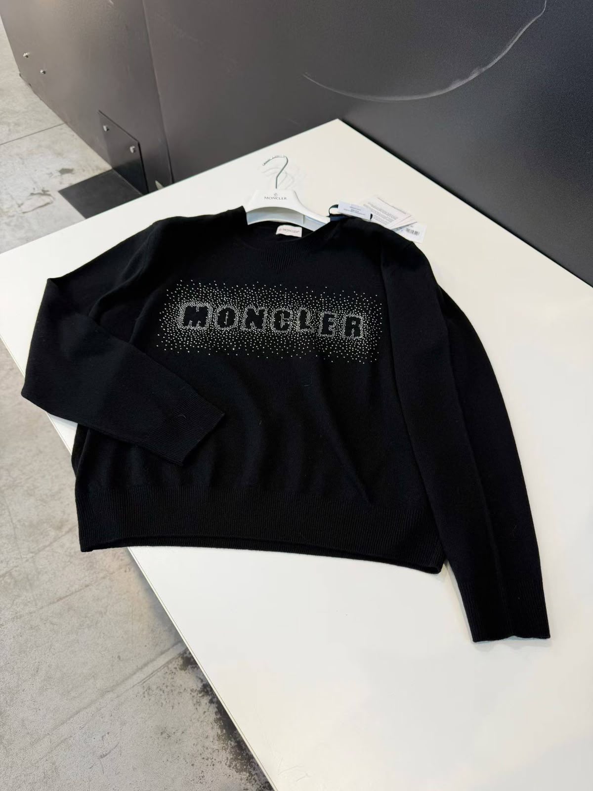 Rhinestone Logo Sweater