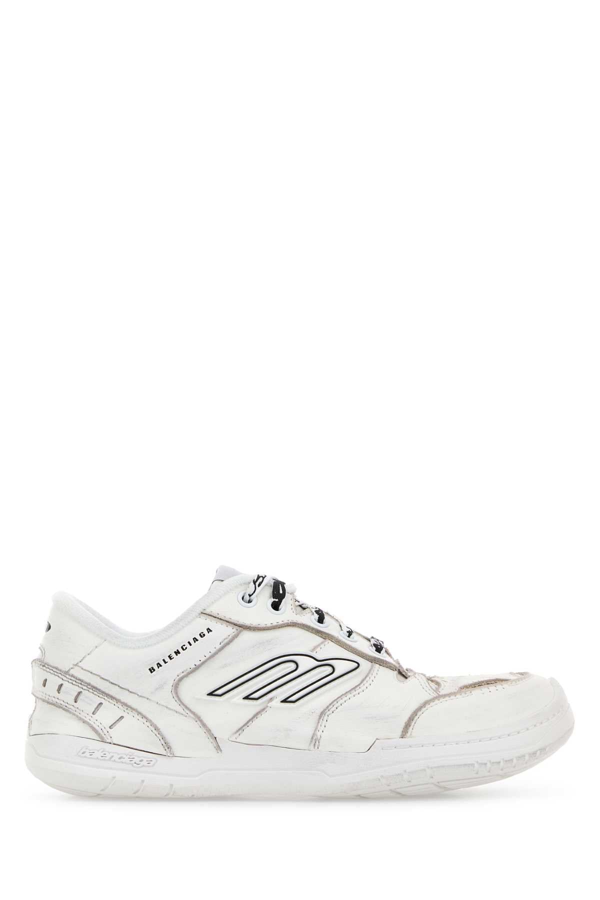 BALENCIAGA HAMPTONS SNEAKER For Women Exterior: 100% Bovine leather Interior: 100% Fabric Sole: Rubber